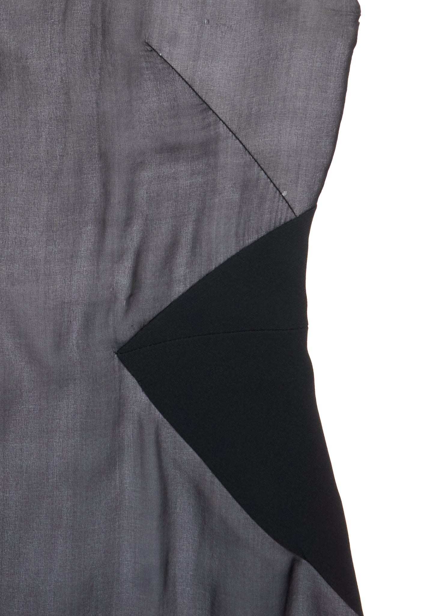 S/S09 Gareth Pugh Geometric Silk Zip-Up Dress