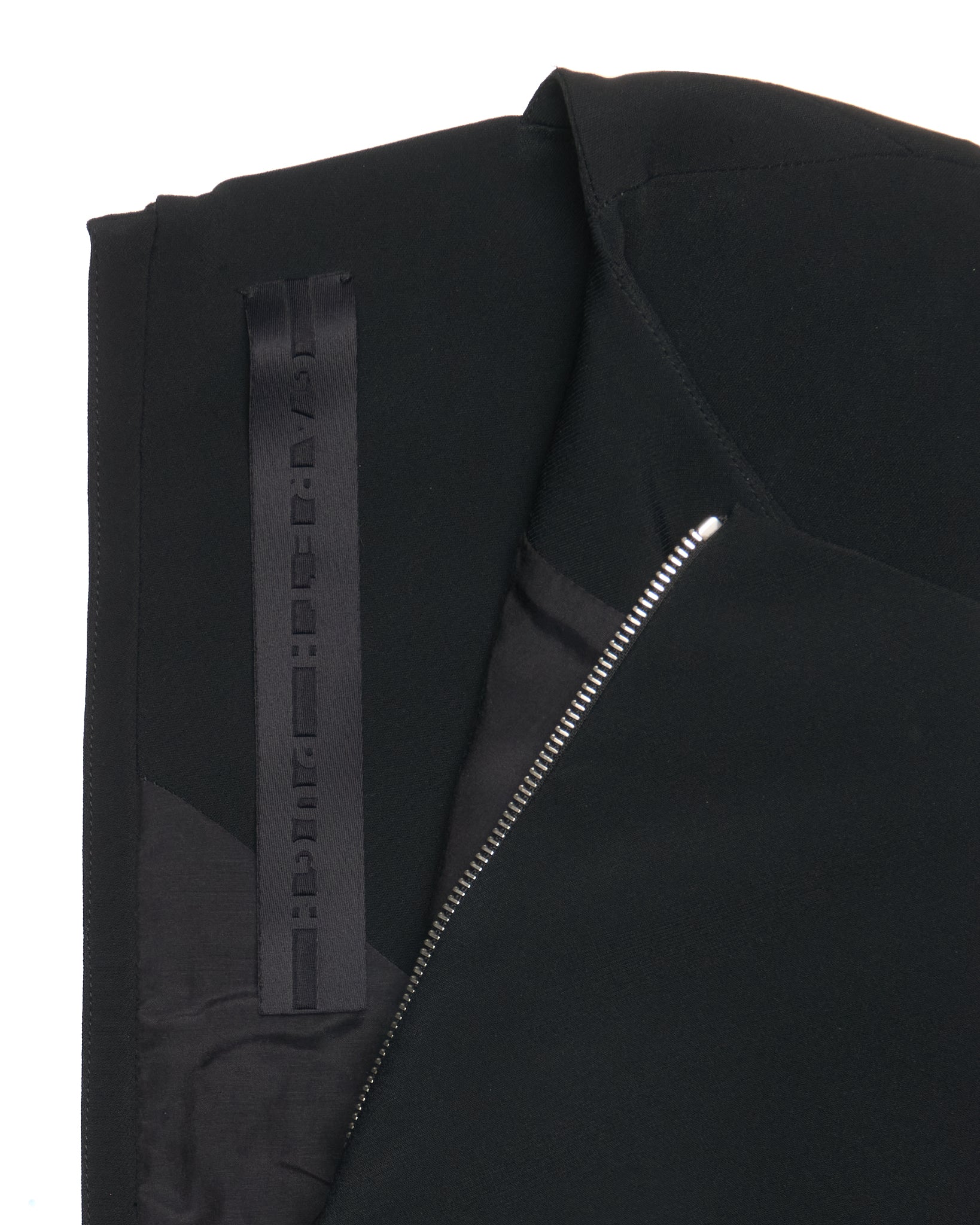 S/S09 Gareth Pugh Geometric Silk Zip-Up Dress