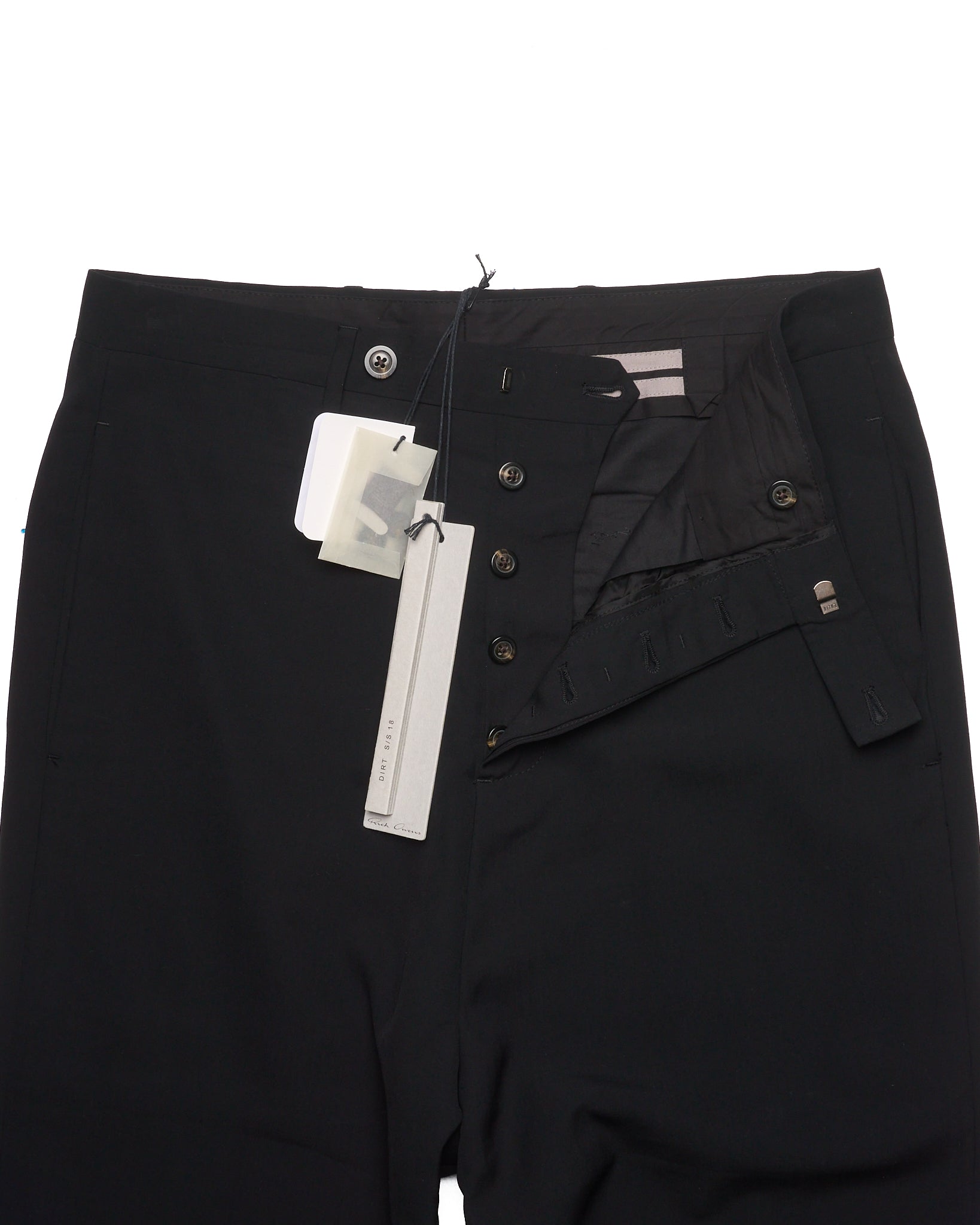 S/S18 Rick Owens “Dirt” Cropped Astaires Pants