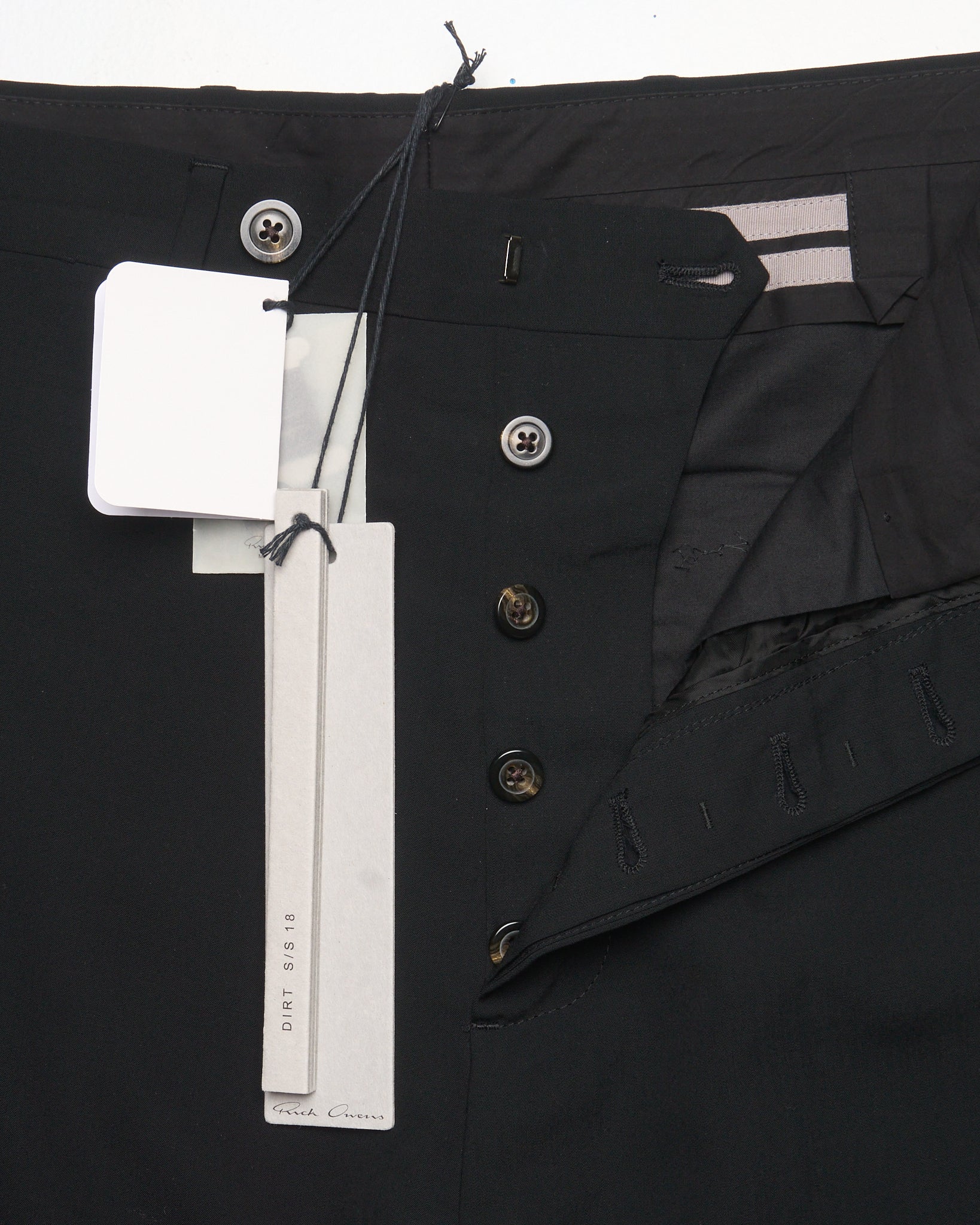 S/S18 Rick Owens “Dirt” Cropped Astaires Pants