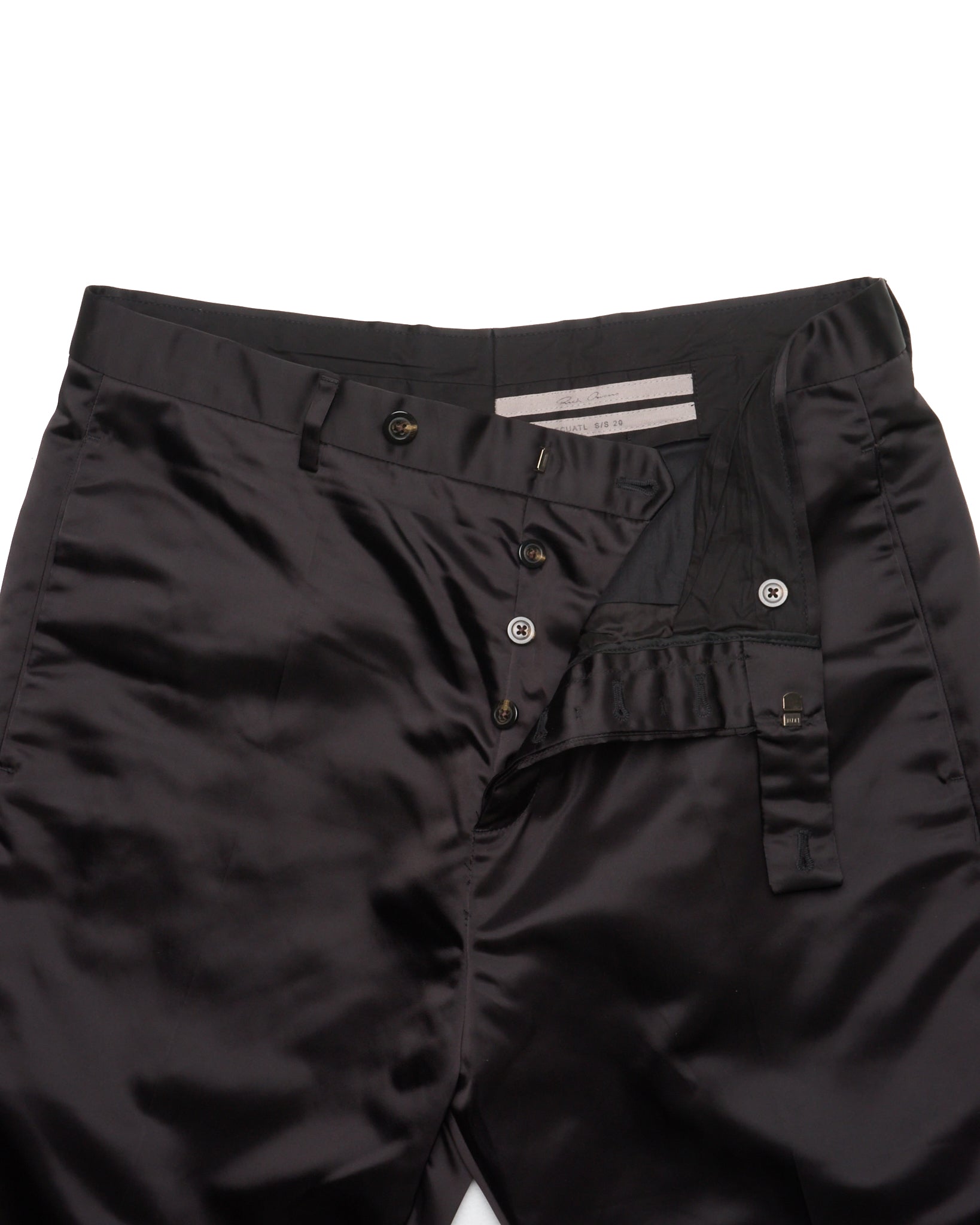 S/S20 Rick Owens “TECUATL” Cropped Nylon Astaires Pants
