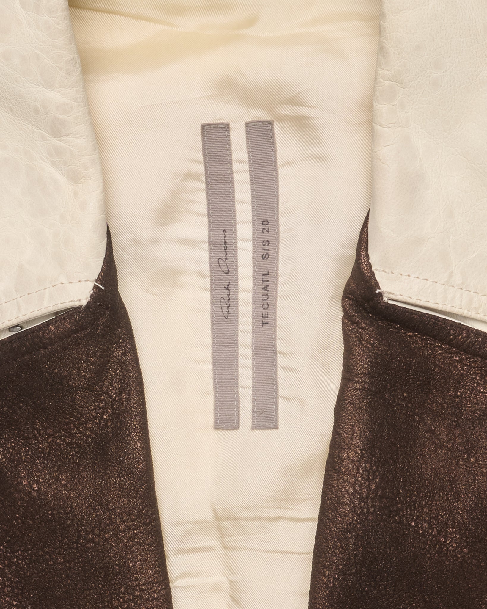 S/S20 Rick Owens"TECUATL" Dracubiker Leather Jacket