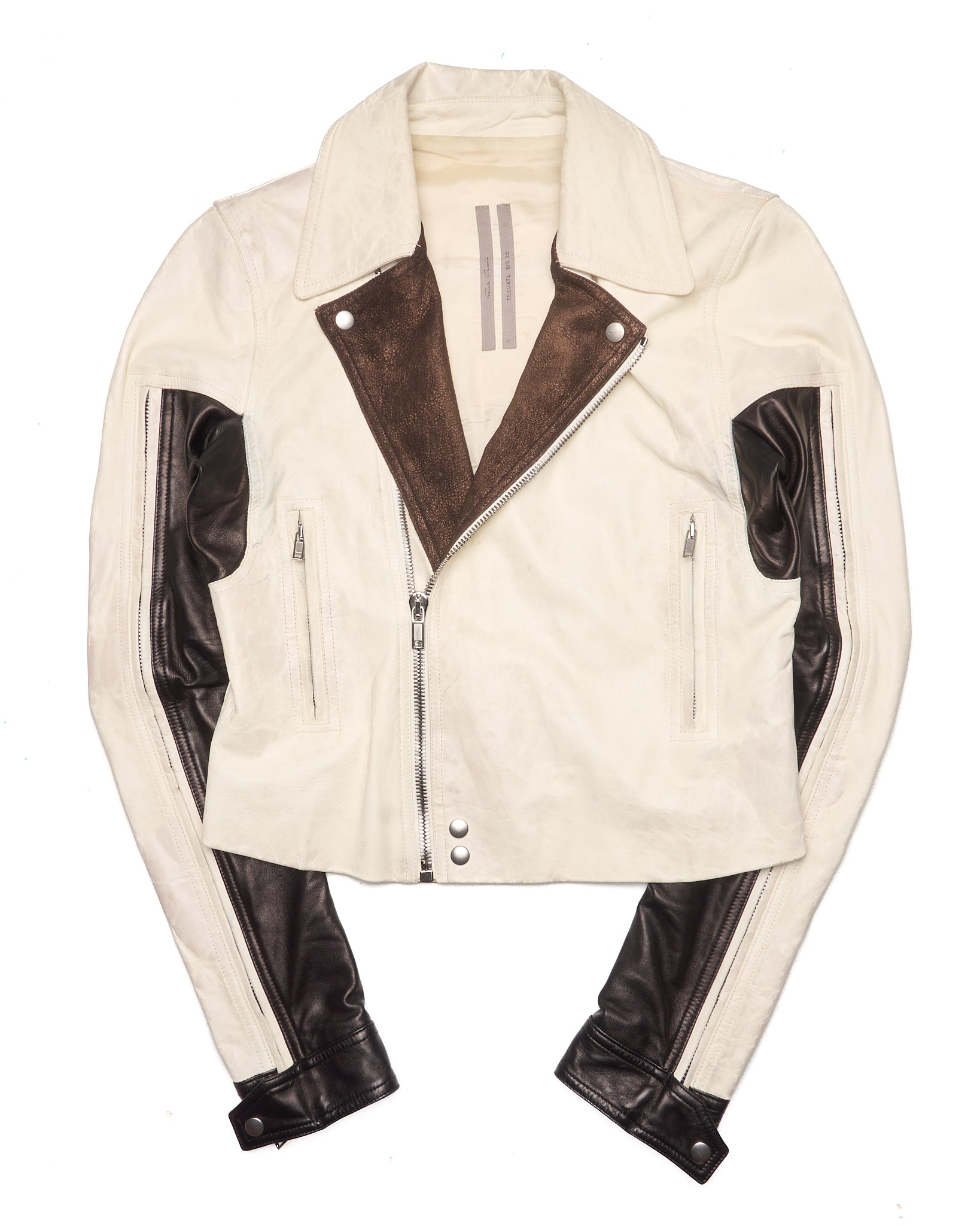 S/S20 Rick Owens"TECUATL" Dracubiker Leather Jacket