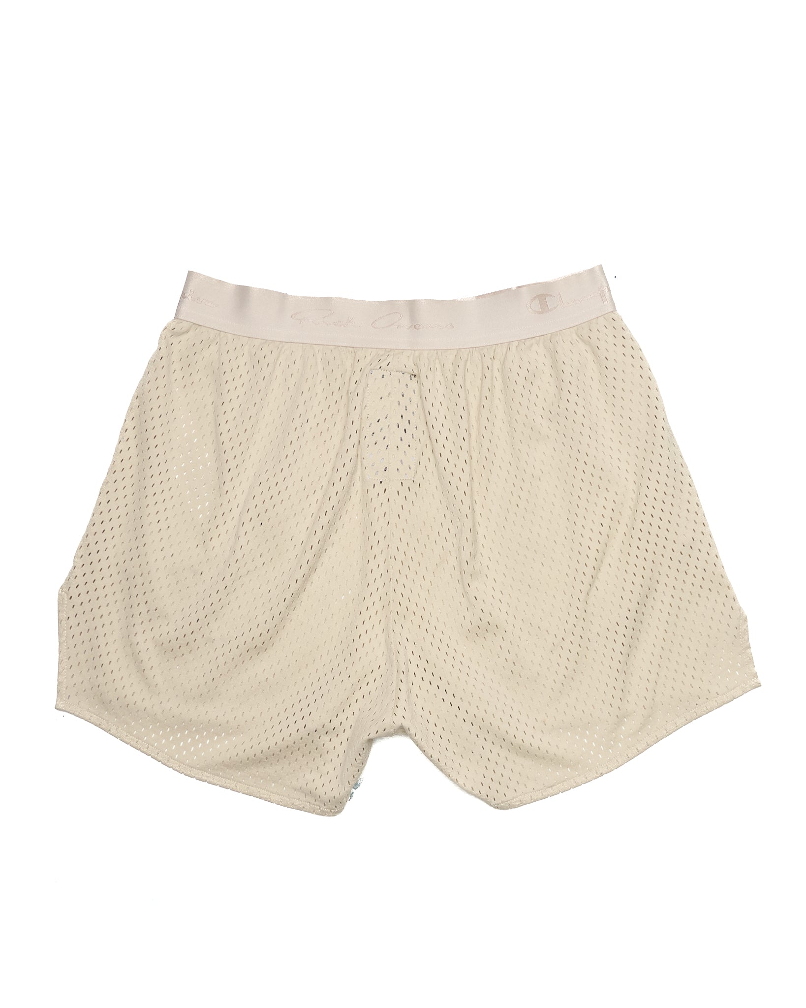 S/S20 Rick Owens x Champion Perforated Mesh Running Shorts
