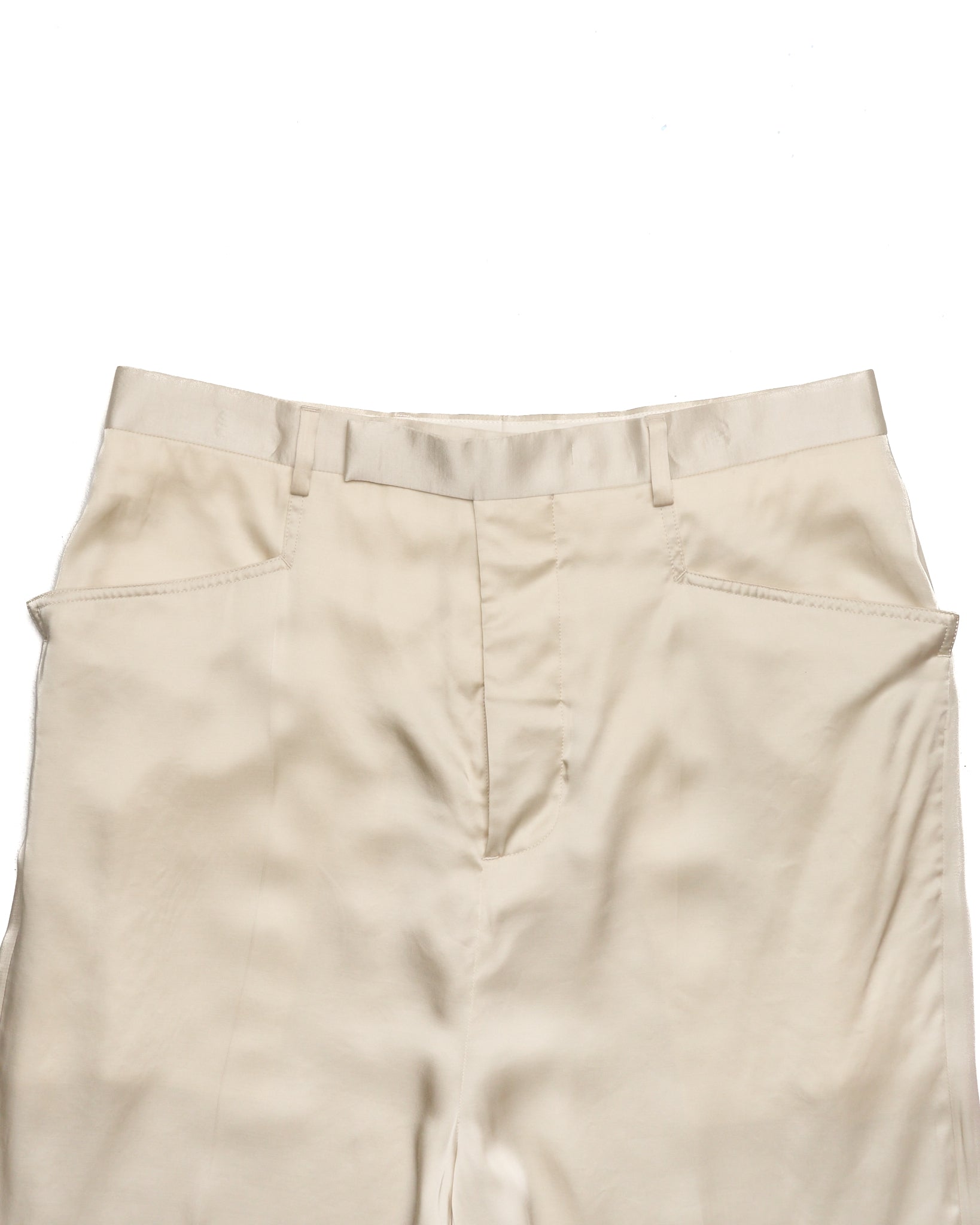 S/S21 Rick Owens “PHLEGETHON” Silk Dress Pants