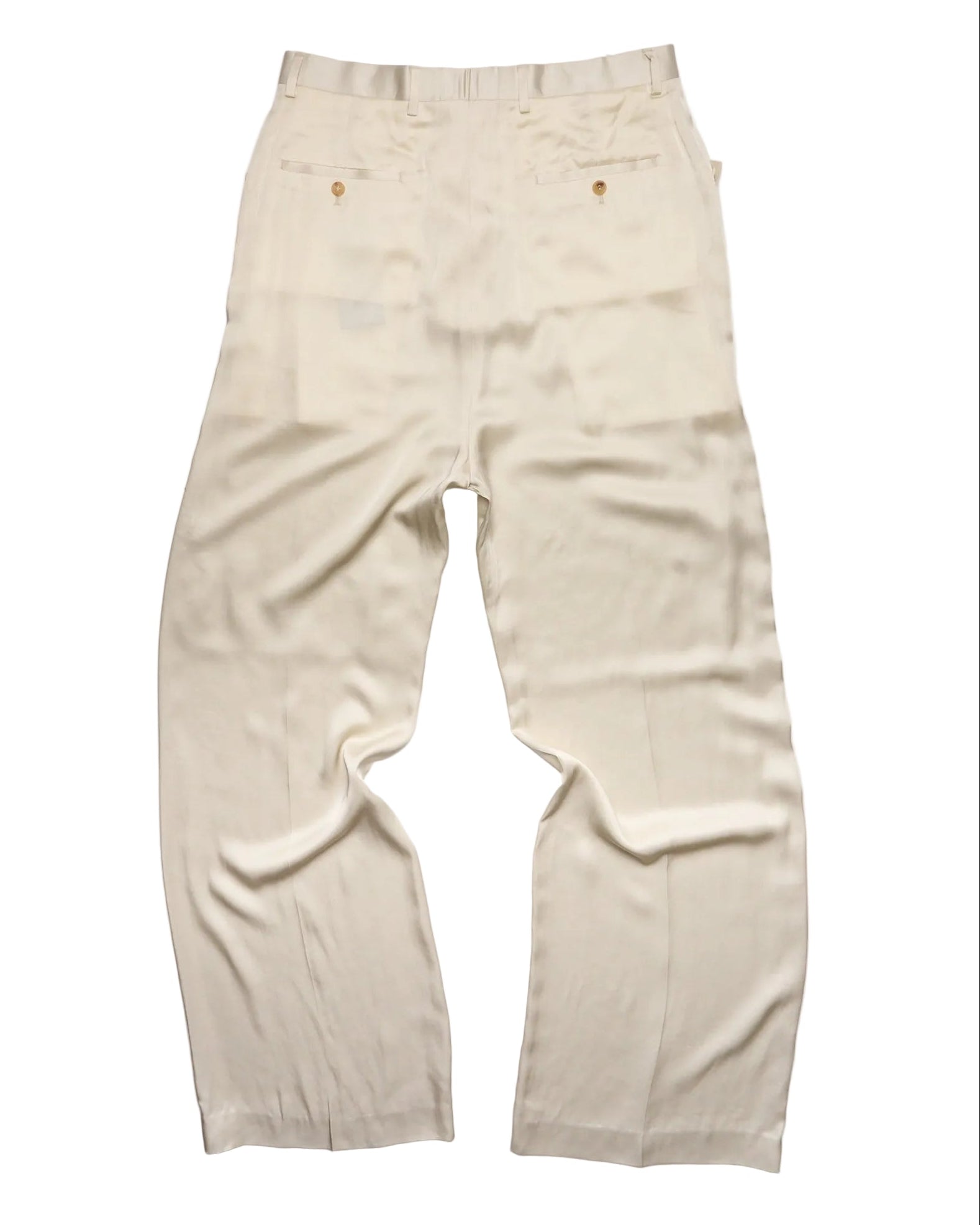 S/S21 Rick Owens “PHLEGETHON” Silk Dress Pants