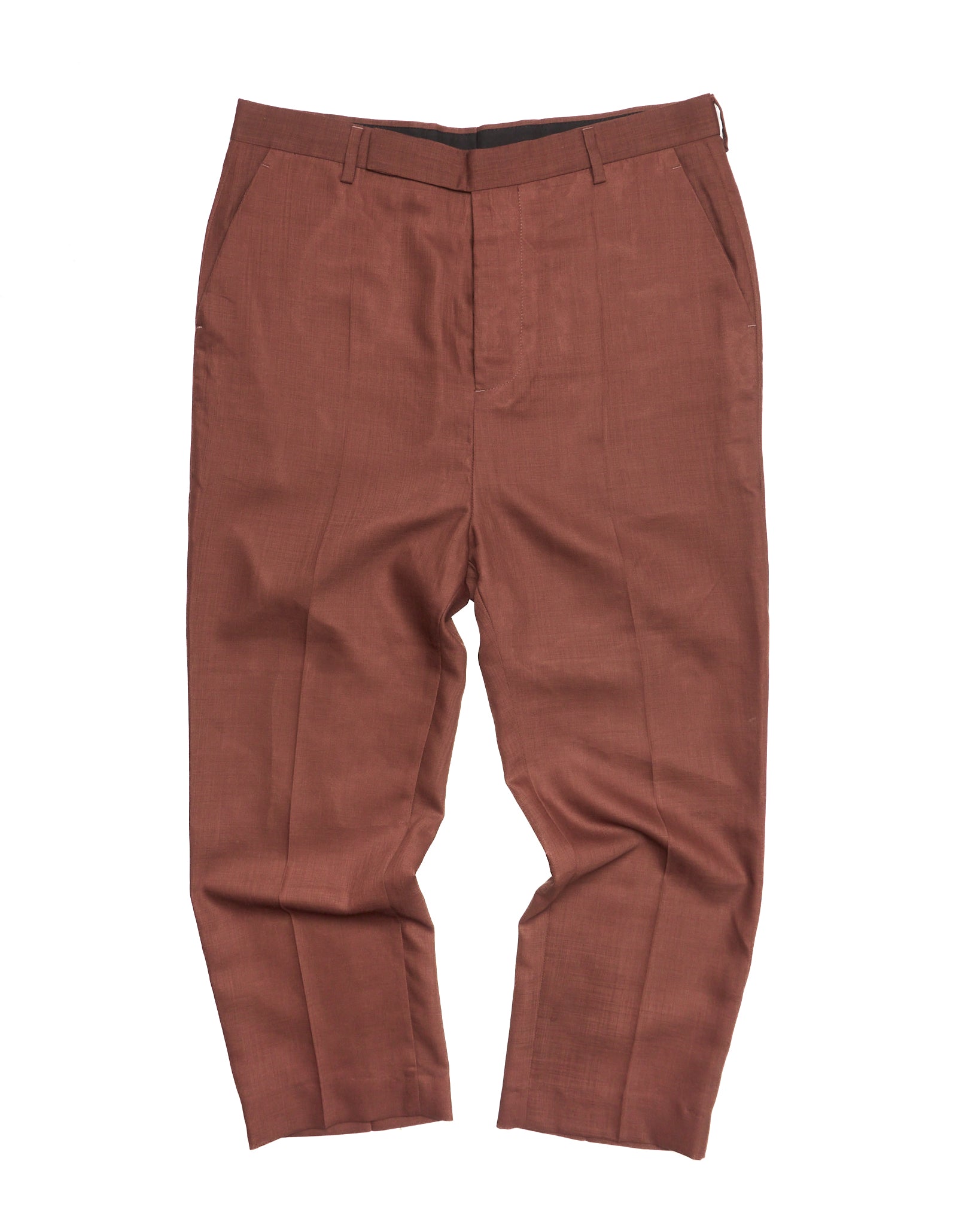 S/S21 Rick Owens “PHLEGETHON” Linen Dress Pants
