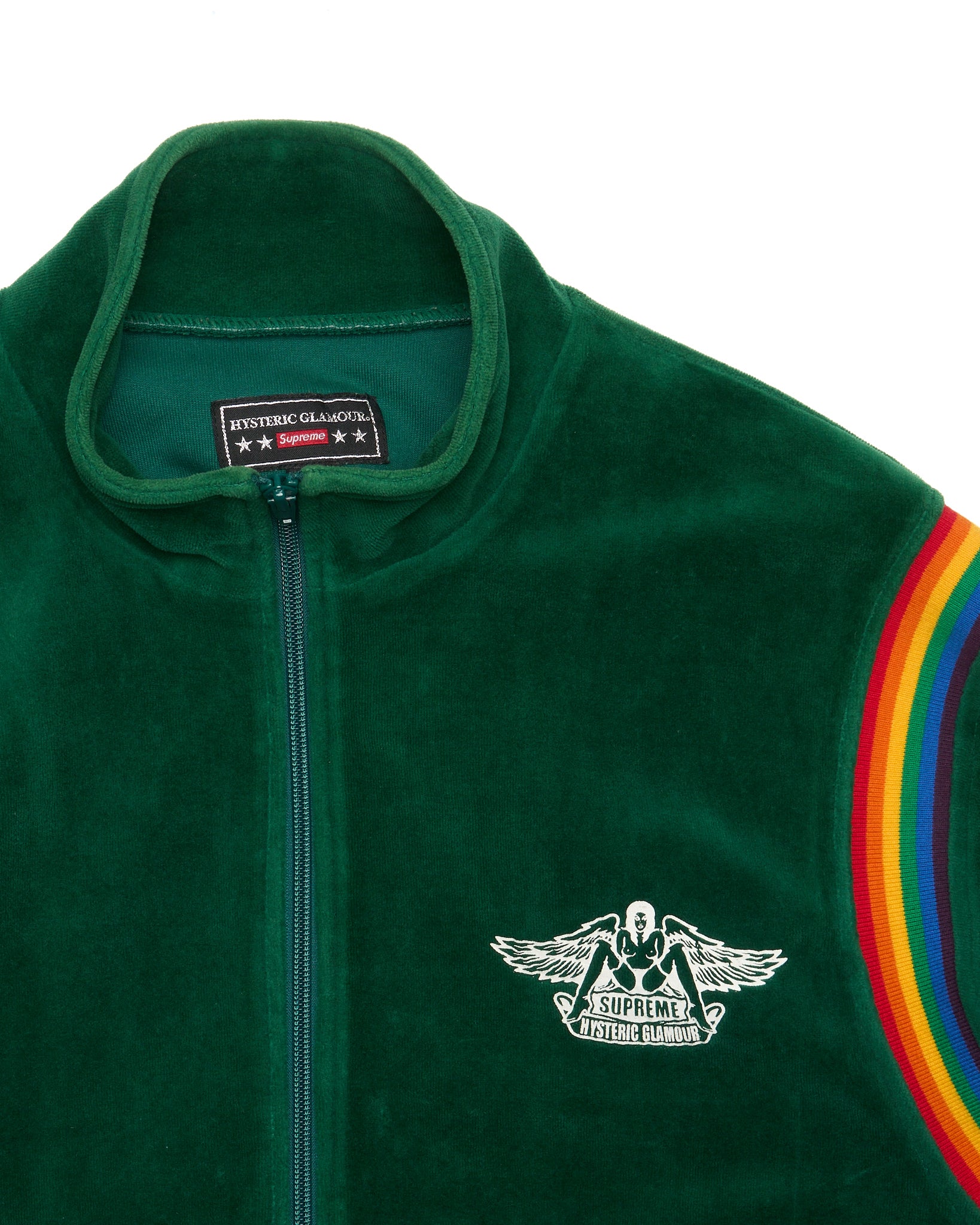 S/S21 Supreme x Hysteric Glamour Velour Track Jacket