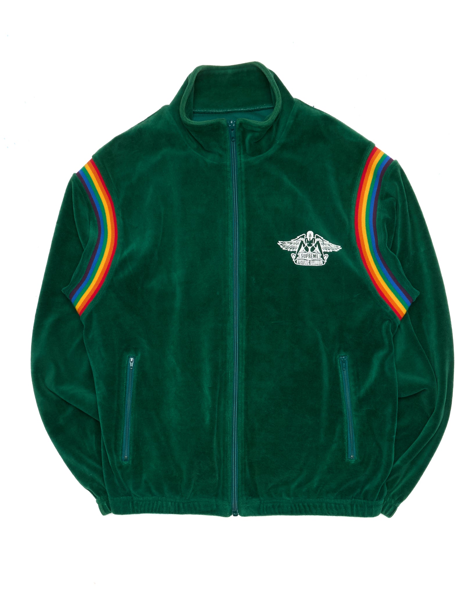 SS/21 Supreme x Hysteric Glamour Velour Track Jacket