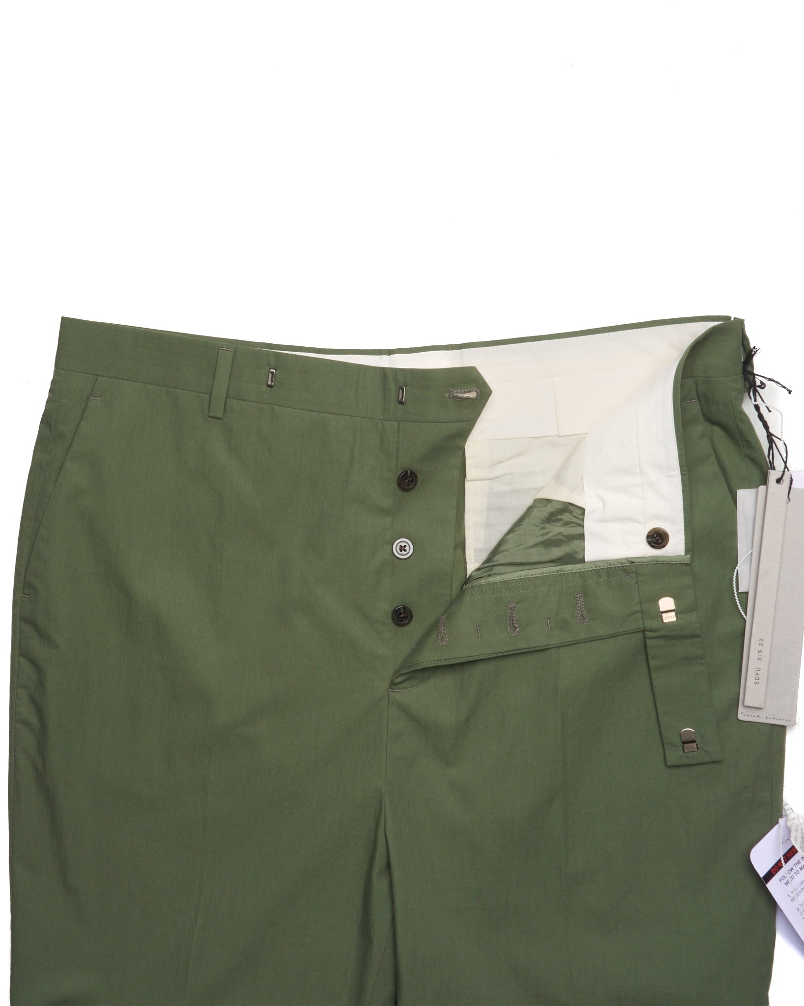 S/S23 Rick Owens “EDFU” Cropped Dress Pants