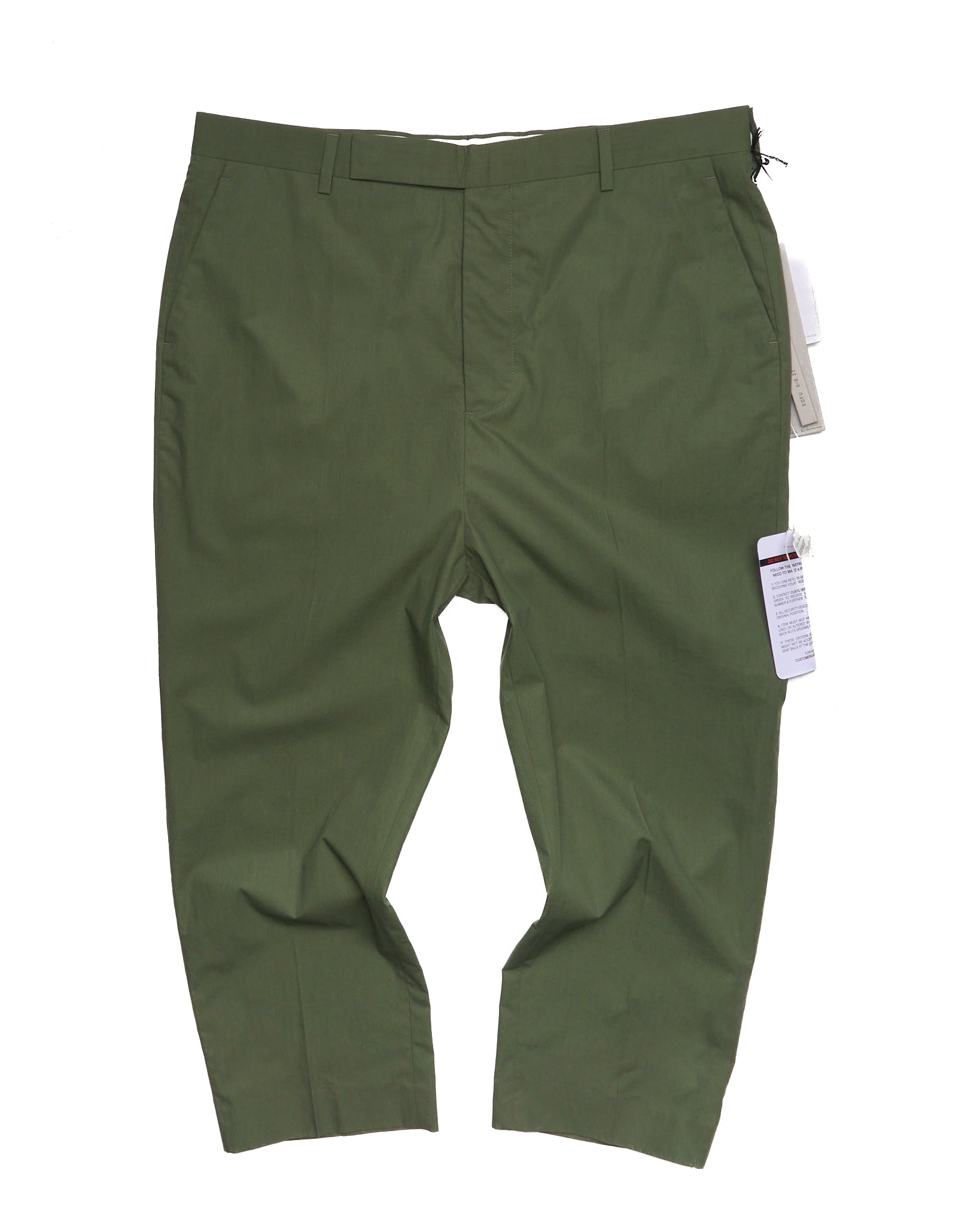 S/S23 Rick Owens “EDFU” Cropped Dress Pants
