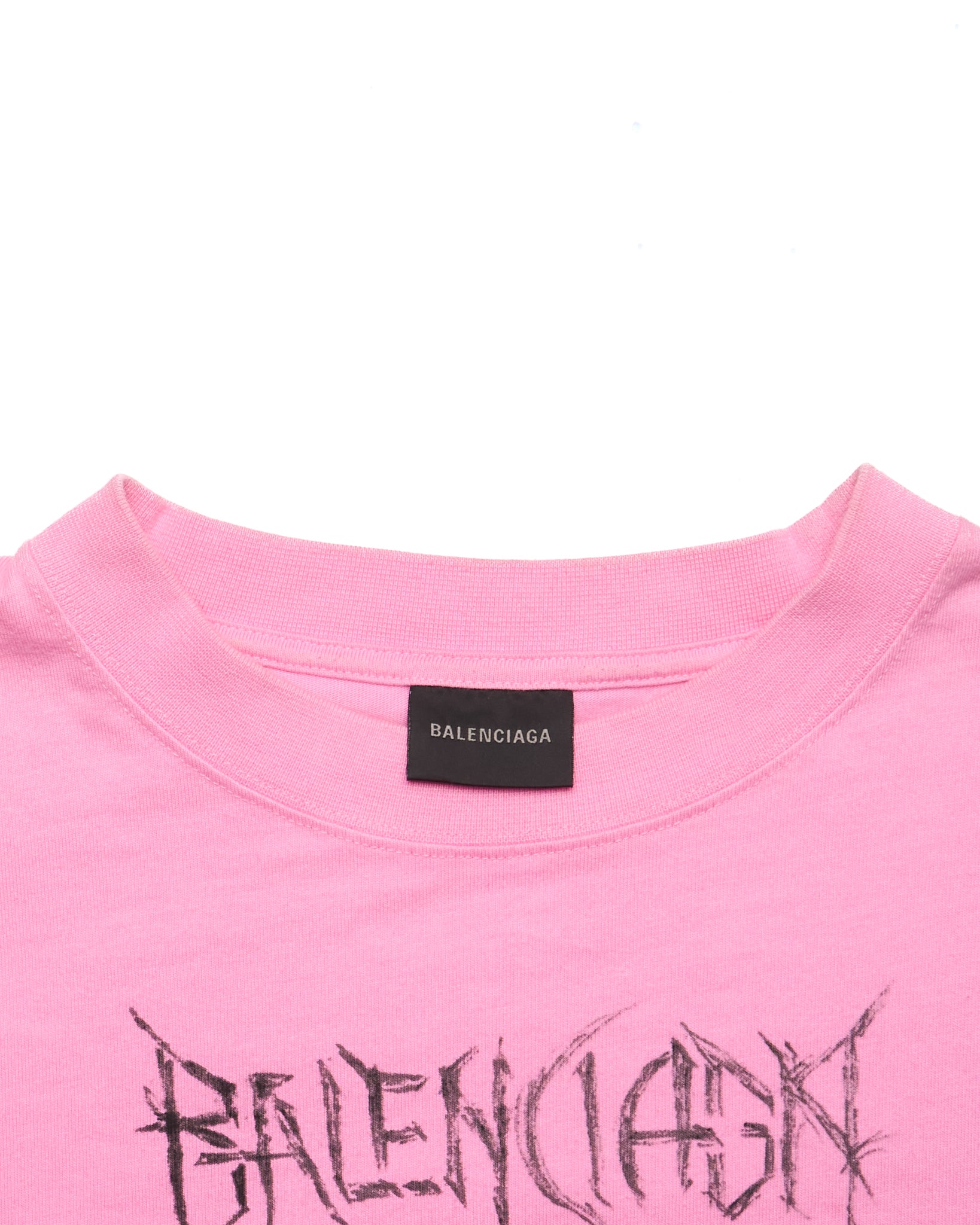 SS24 Balenciaga "Dragon Year" Series Graffiti Logo T-Shirt
