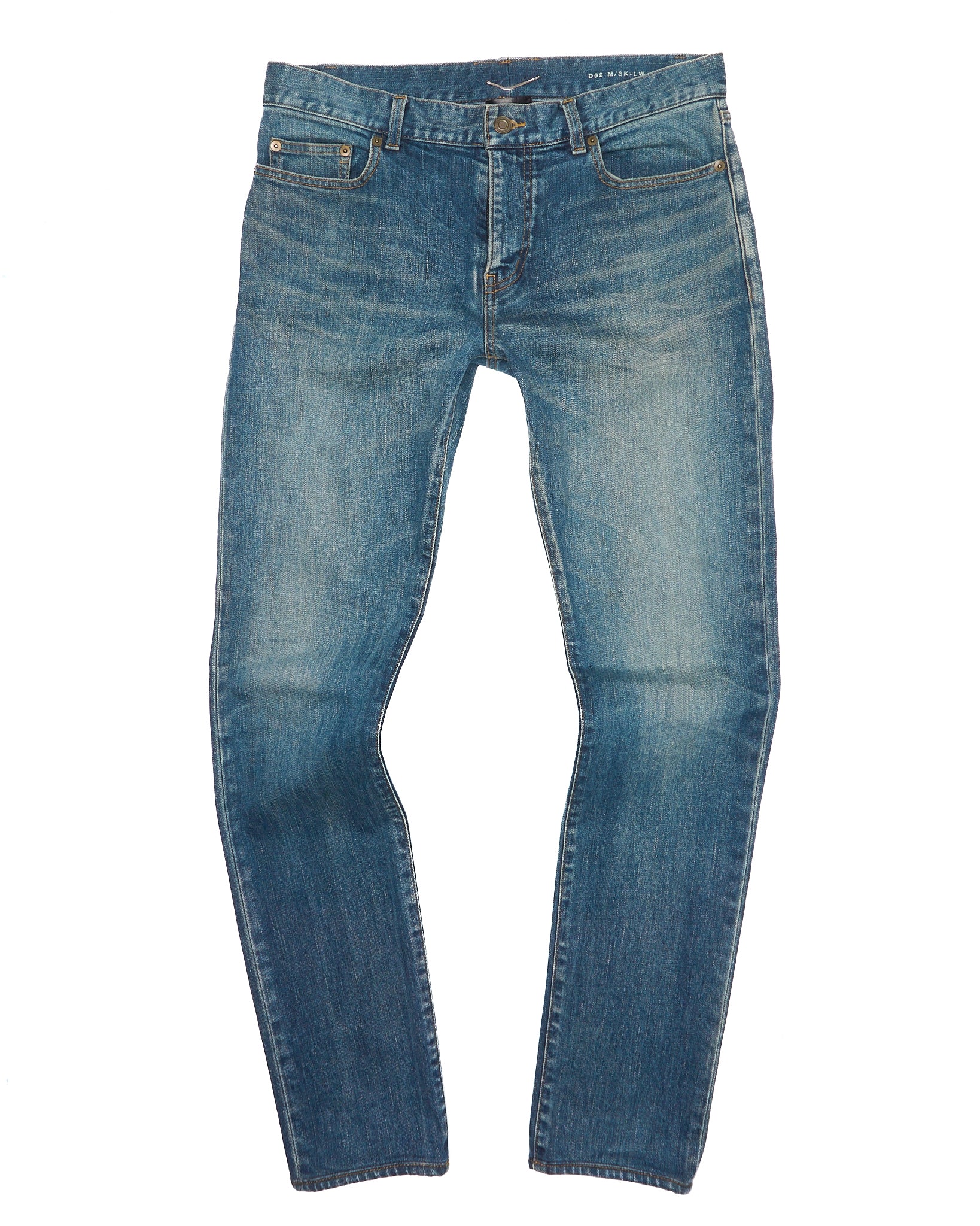Saint Laurent Paris 'D02' Medium Indigo Slim-Fit Denim