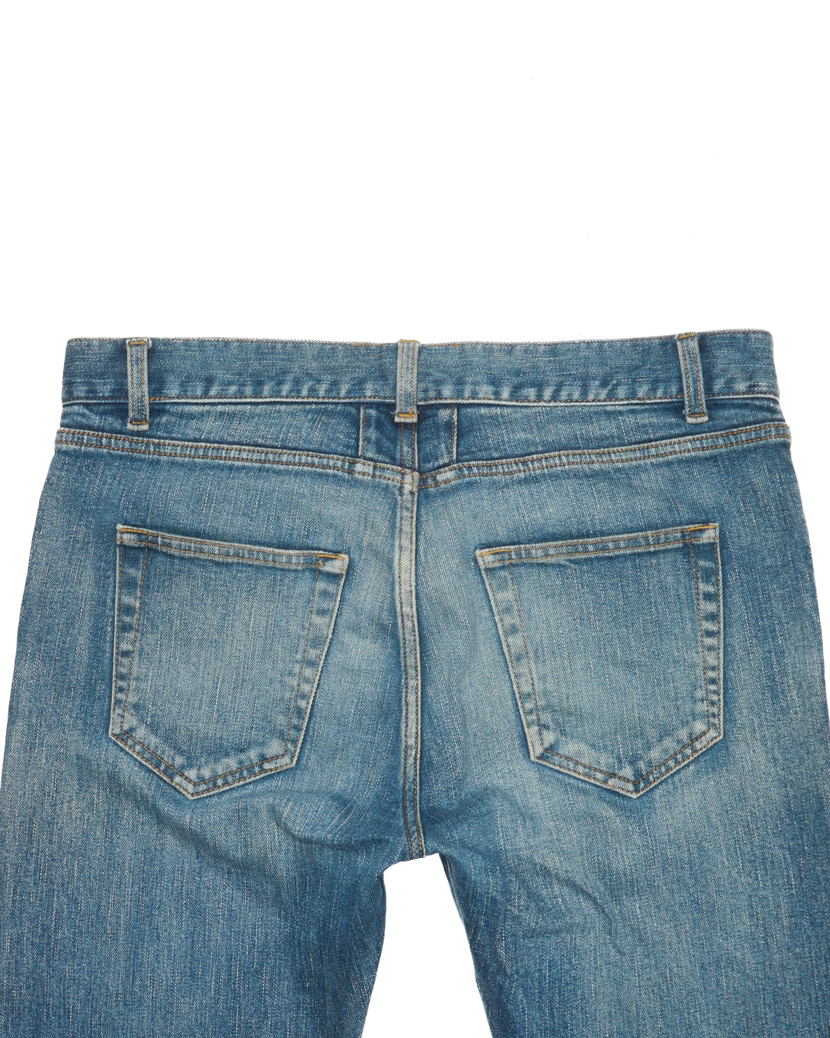 Saint Laurent Paris 'D02' Medium Indigo Slim-Fit Denim