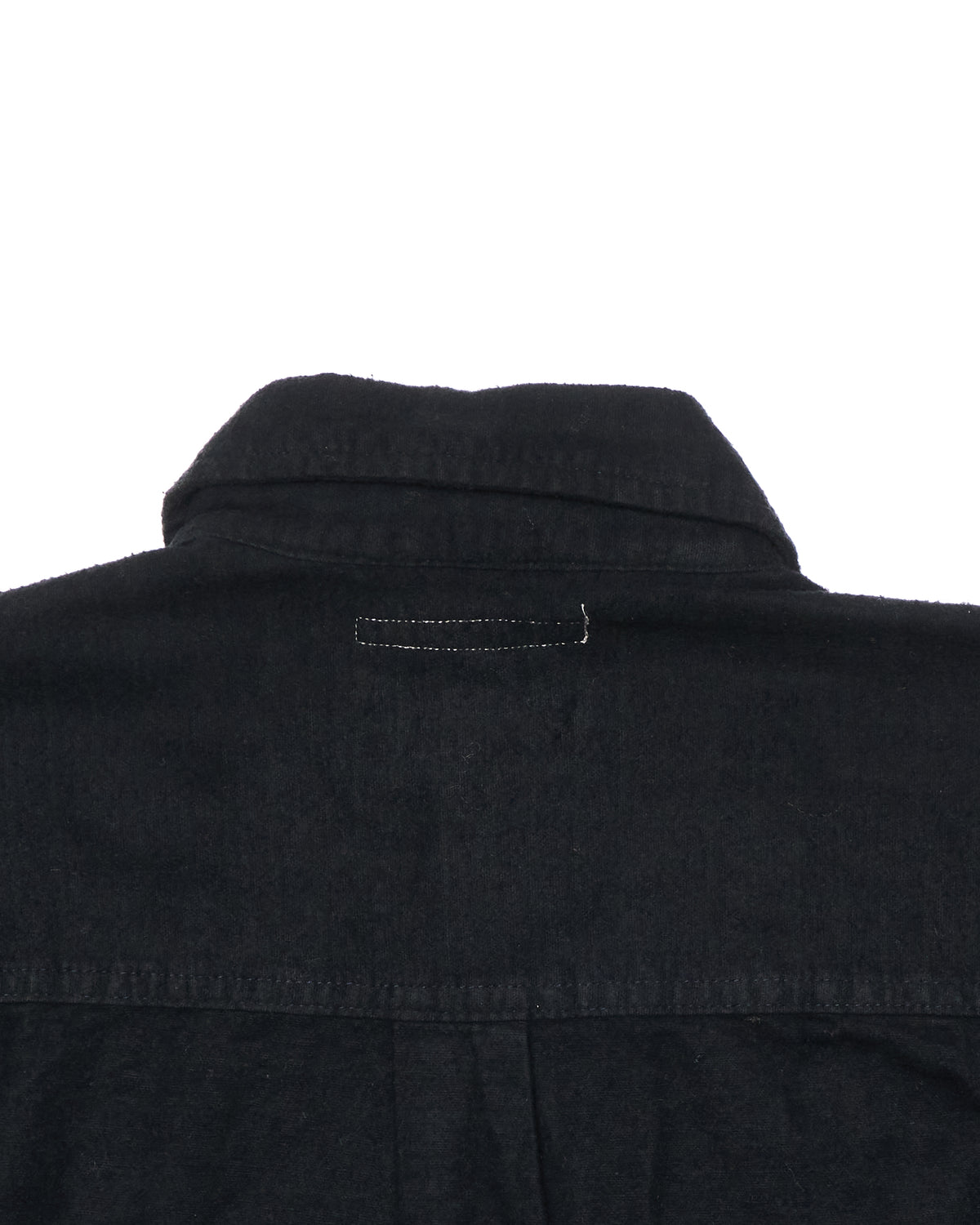 Rebuild by Needles Black Flannel Ribbon Shirt