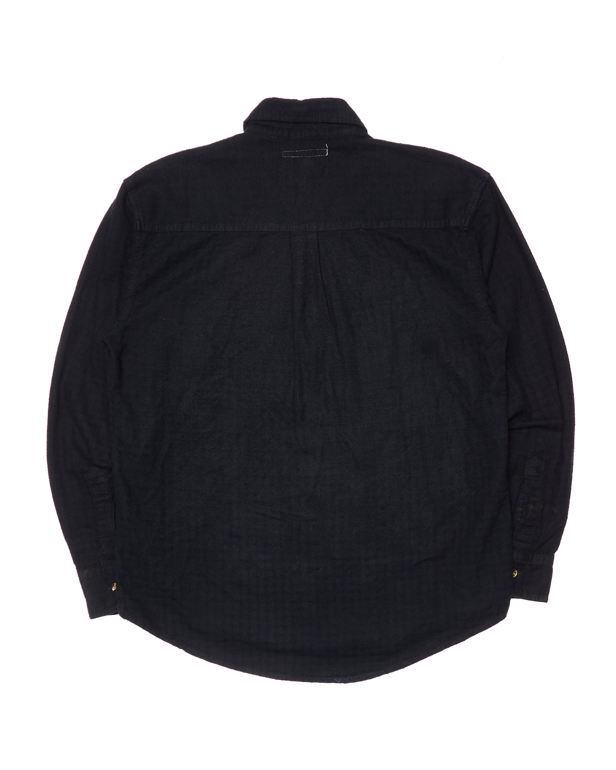 Rebuild by Needles Black Flannel Ribbon Shirt