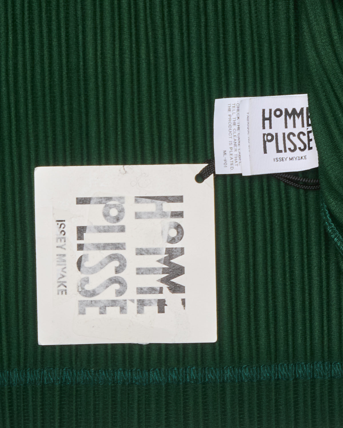 Issey Miyake Homme Plisse Seaweed Green Vest