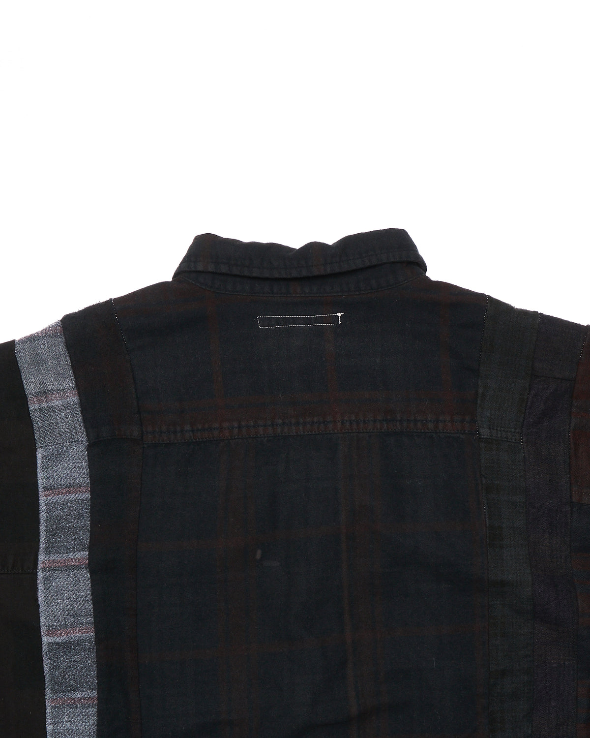 Needles “7 Cuts” Over Dye Black Flannel Shirt