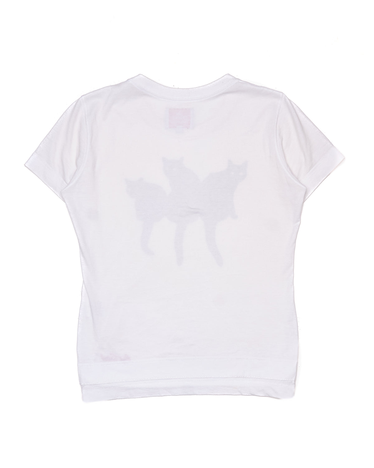 Vivienne Westwood RED LABEL Black Cat Orb Embroidery Graphic Tee