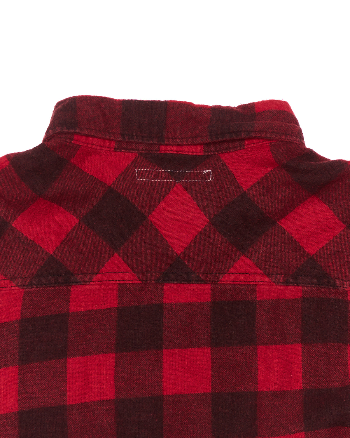Needles “7 Cuts” Over Dye Red Flannel Shirt