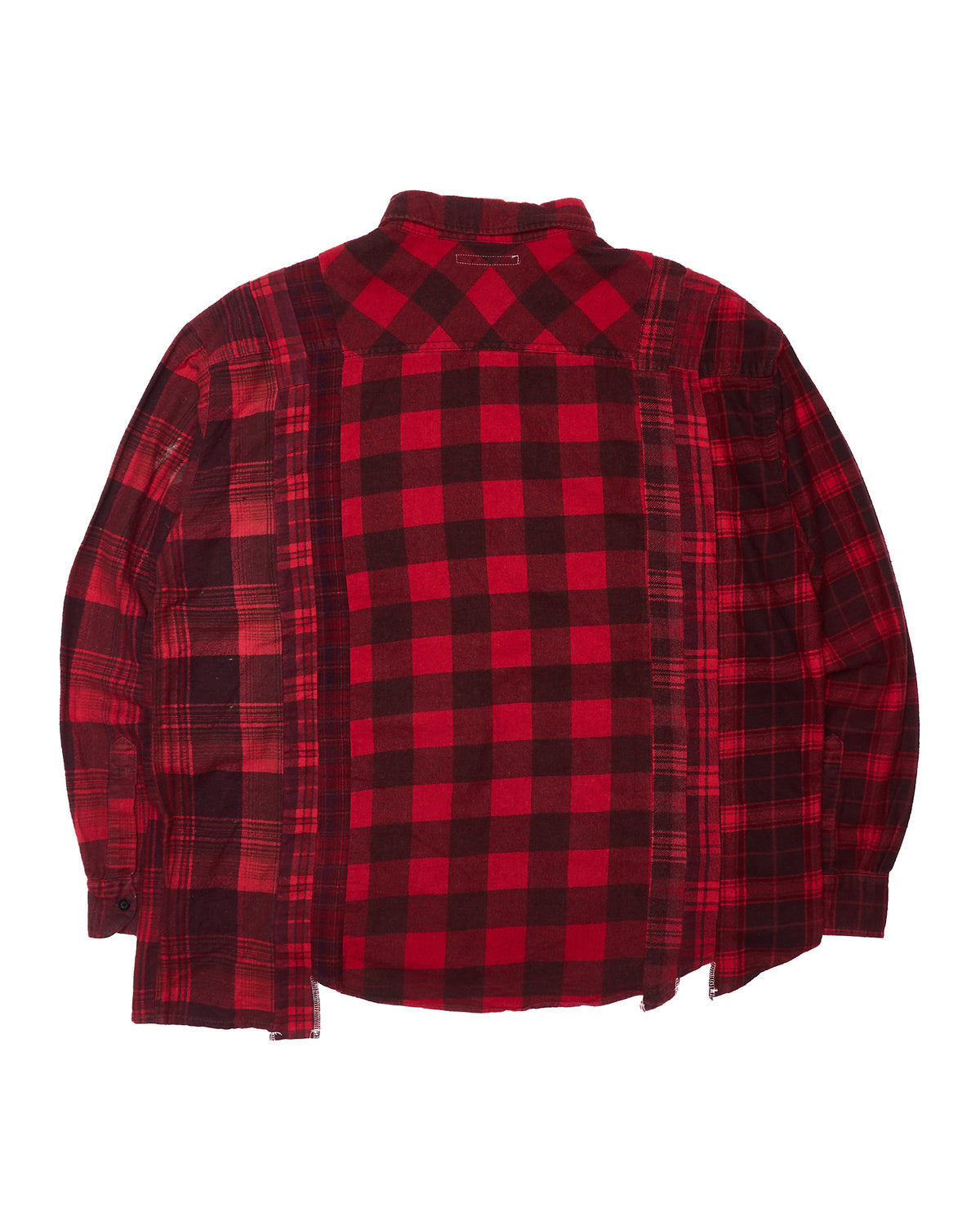 Needles “7 Cuts” Over Dye Red Flannel Shirt
