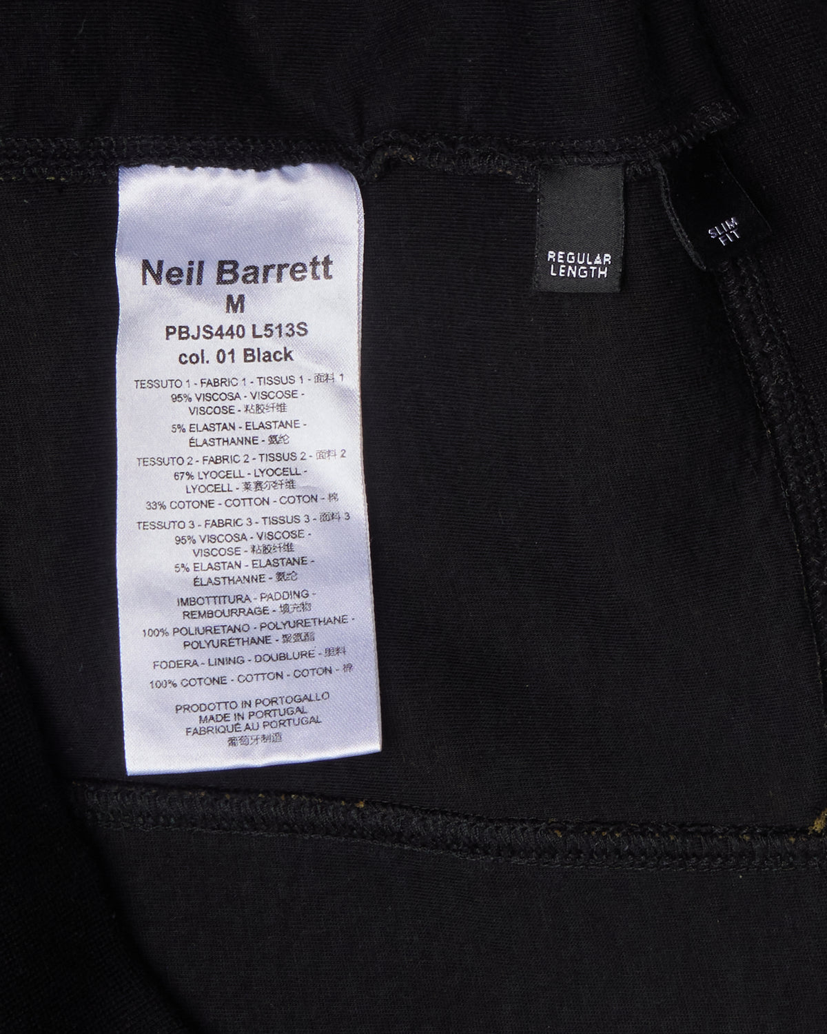 Neil Barrett Hooded Utility Black Zip-Up Jacket