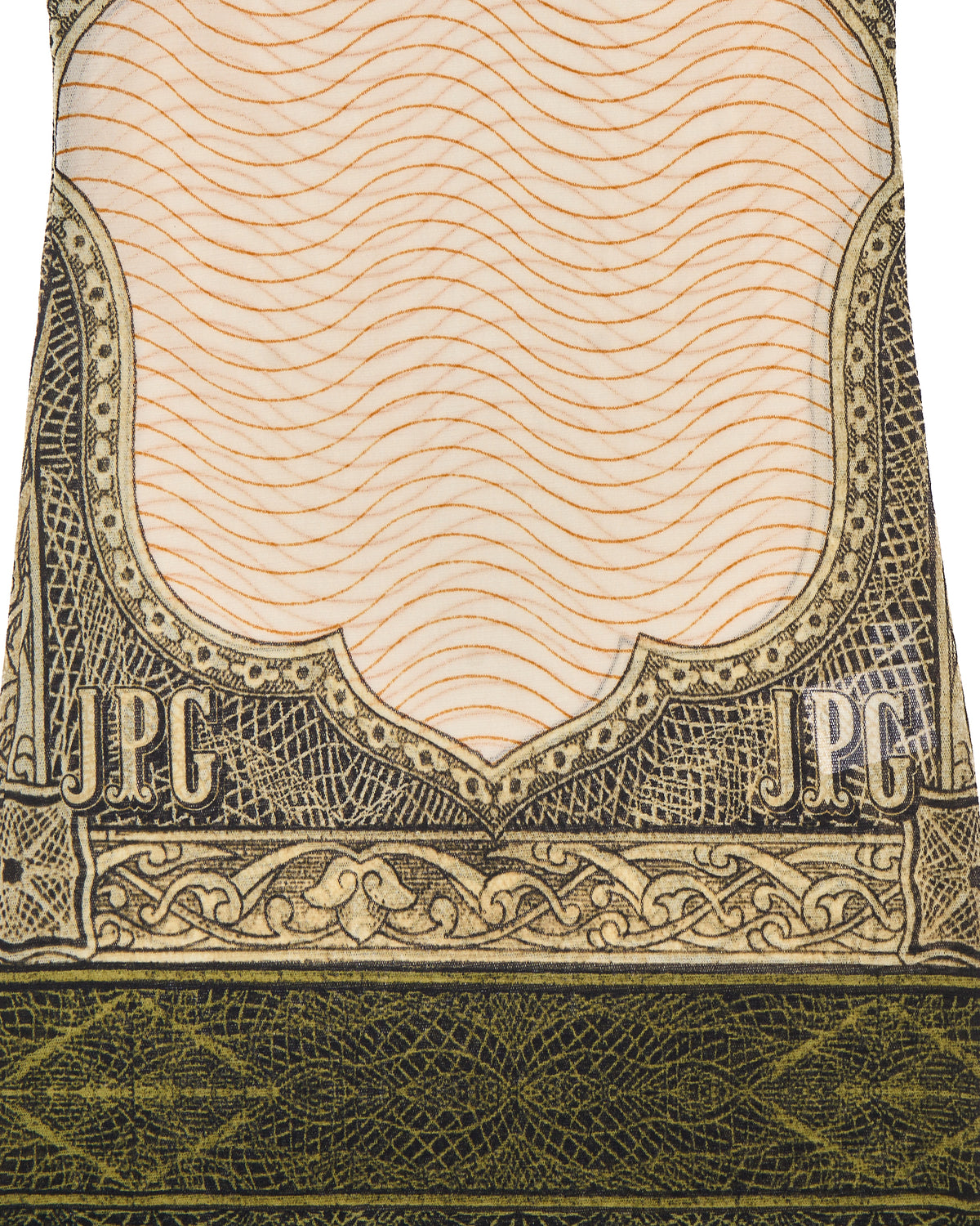 Jean Paul Gaultier "Cartouche" Mesh Sleeveless Mini Dress