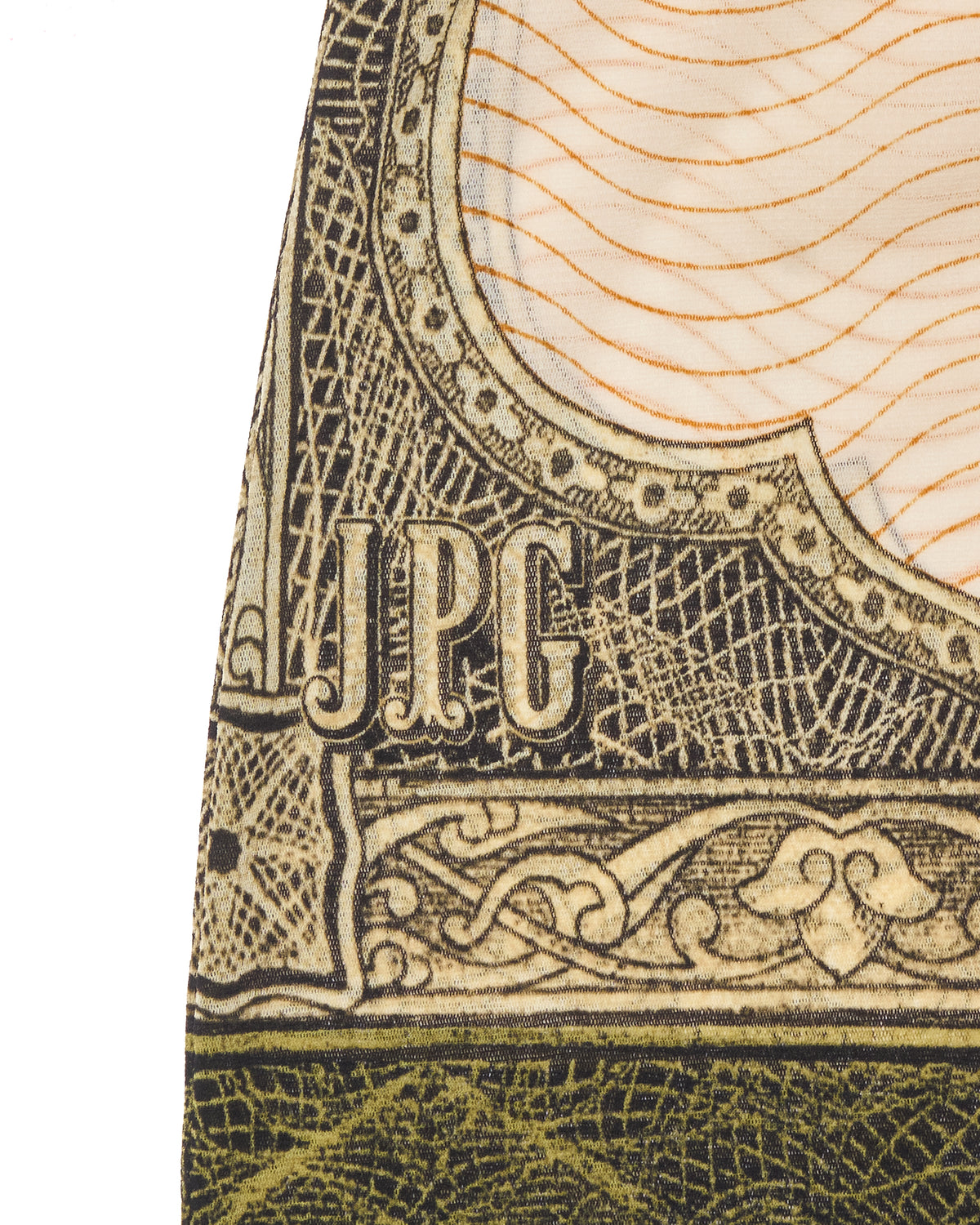 Jean Paul Gaultier "Cartouche" Mesh Sleeveless Mini Dress