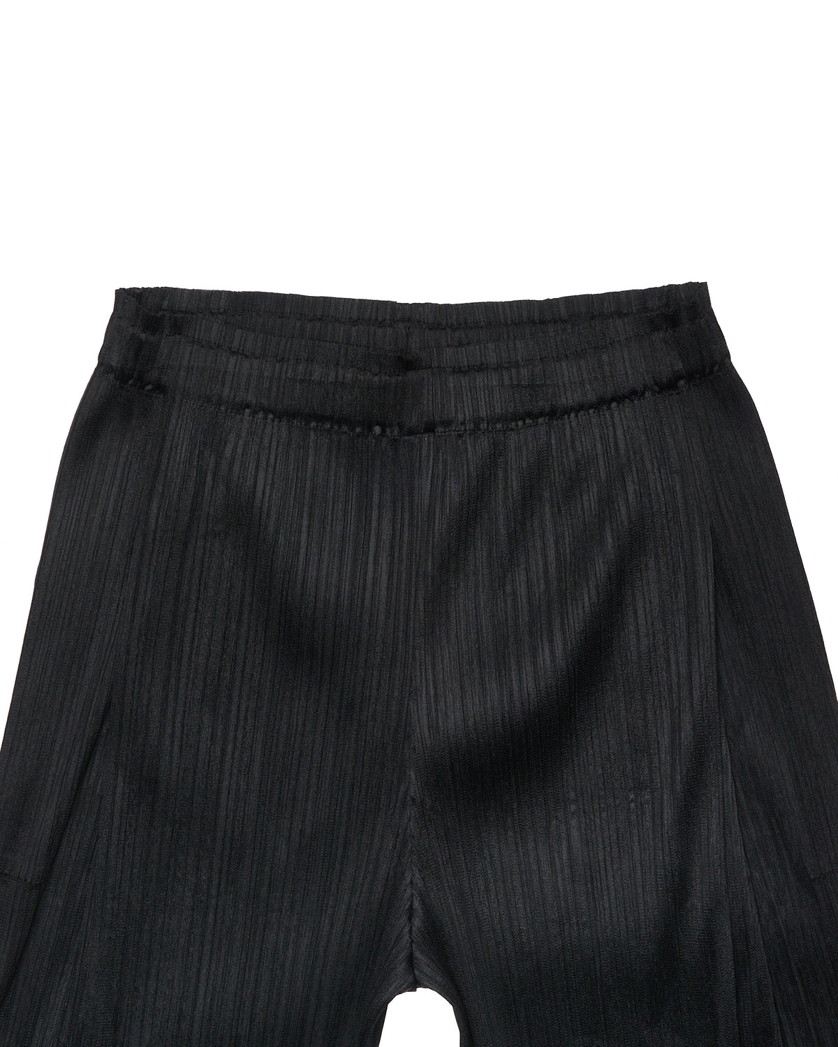 Issey Miyake Pleats Please Black 'Light Wave' Trousers