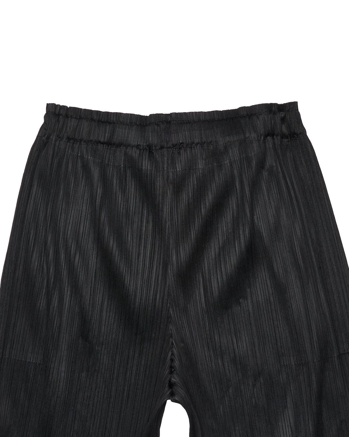 Issey Miyake Pleats Please Black 'Light Wave' Trousers