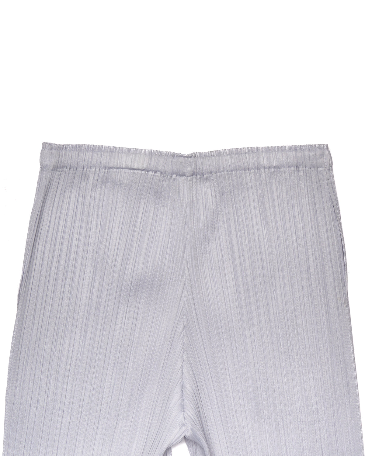 Issey Miyake Pleats Please Light Gray Trousers