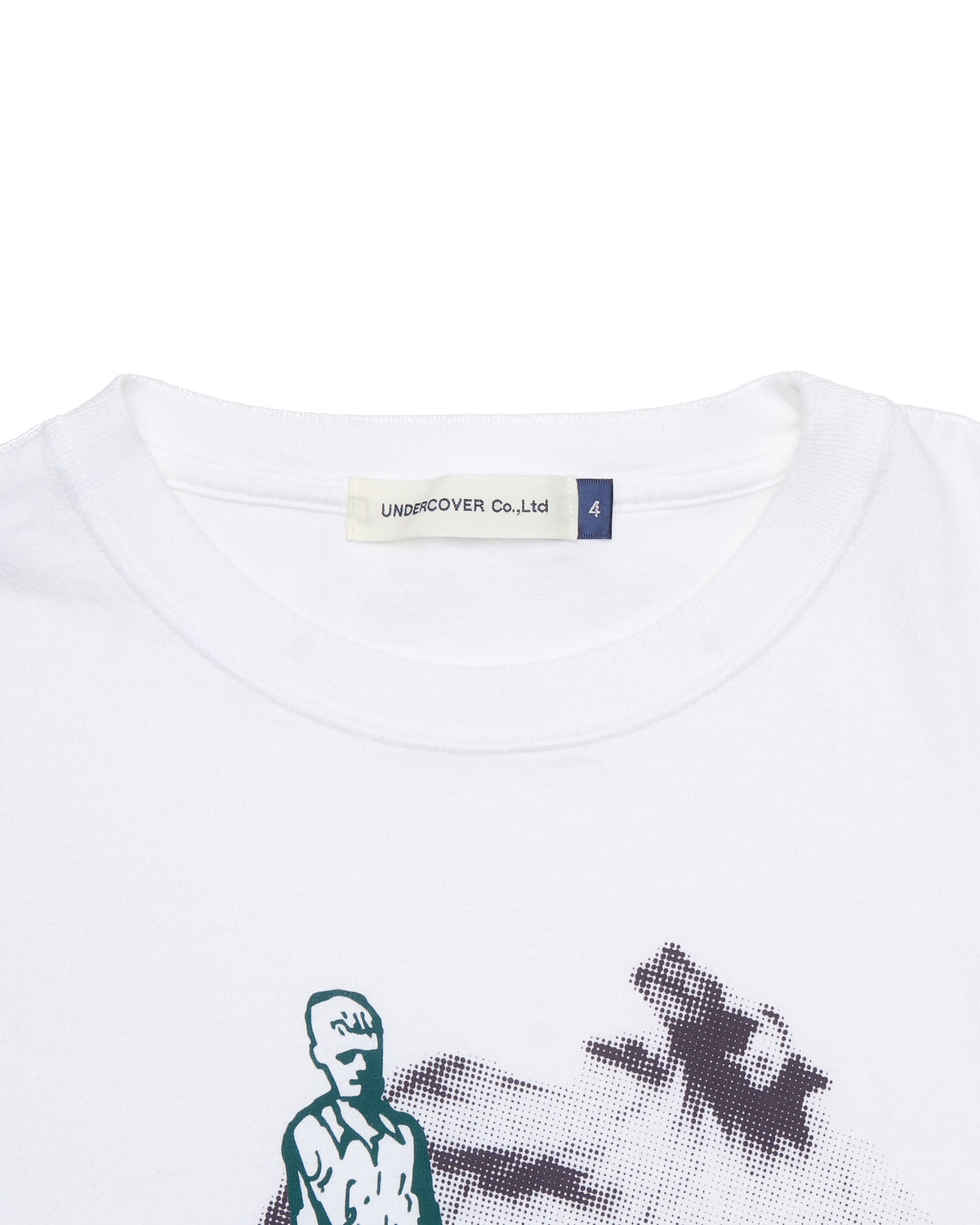 UNDERCOVER 'LOST' White Graphic Tee
