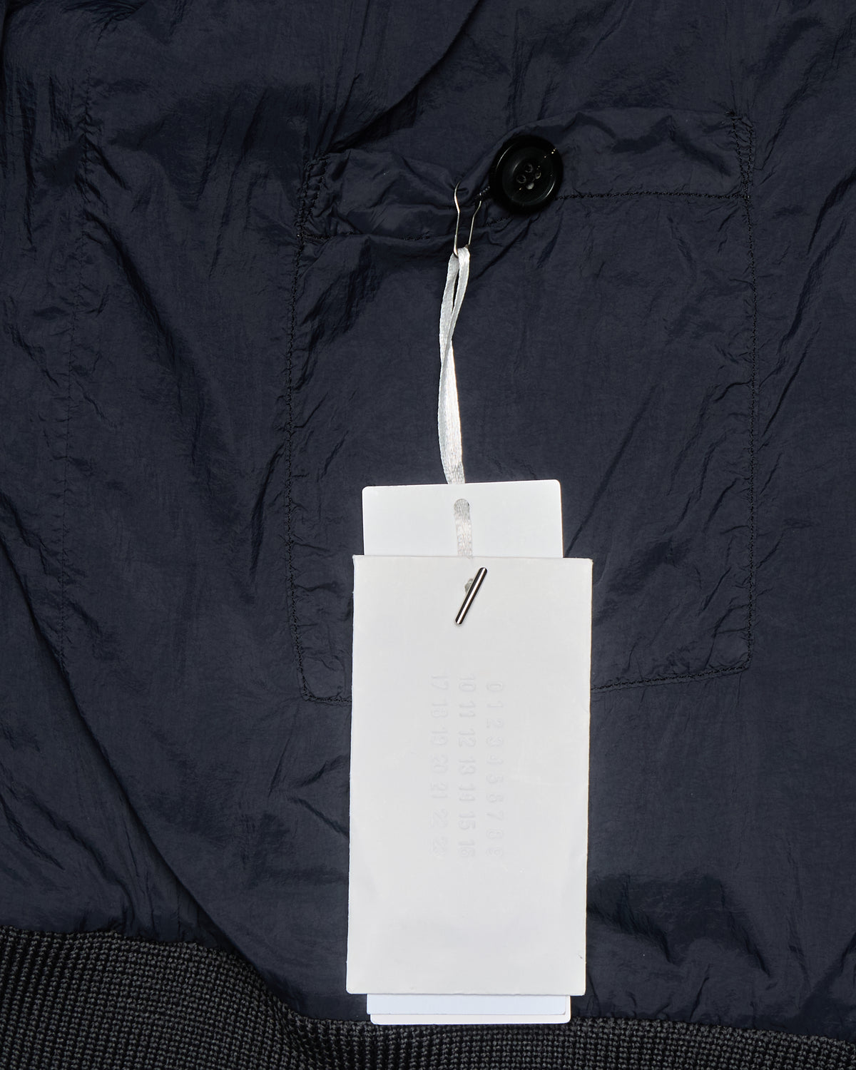 Maison Margiela Faded Nylon/Canvas Black Western Sports Jacket