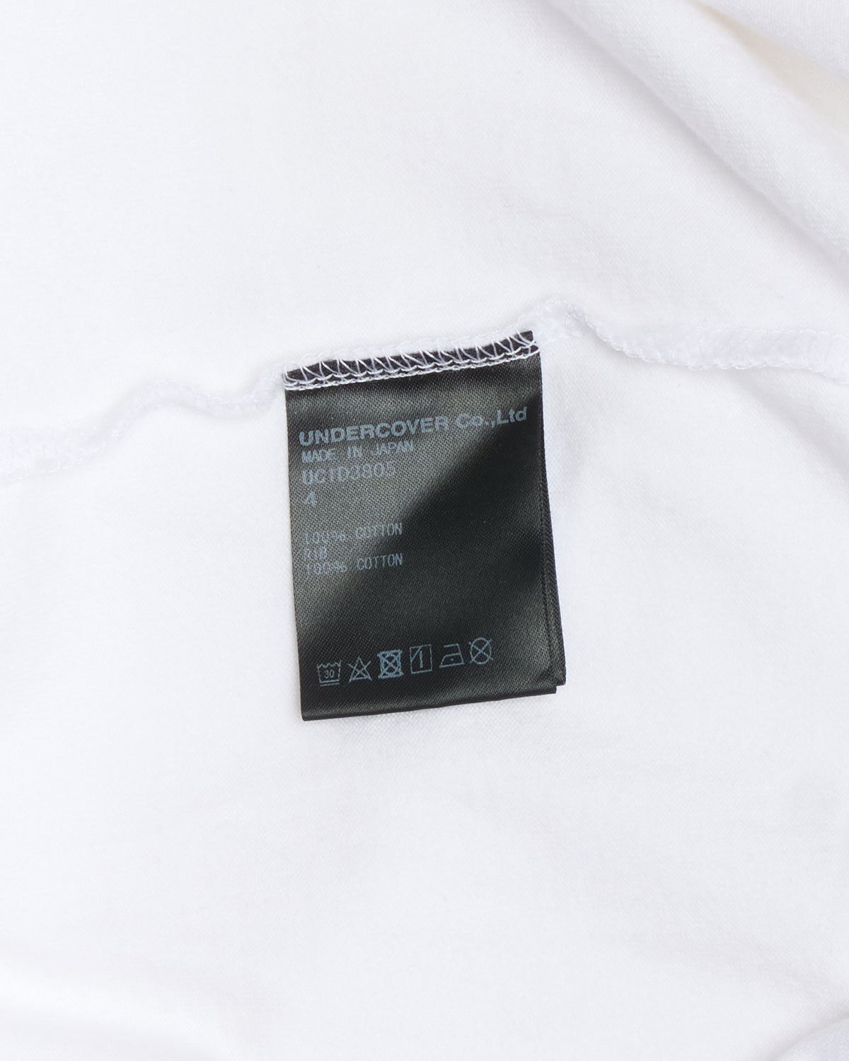 UNDERCOVER 'LOST' White Graphic Tee
