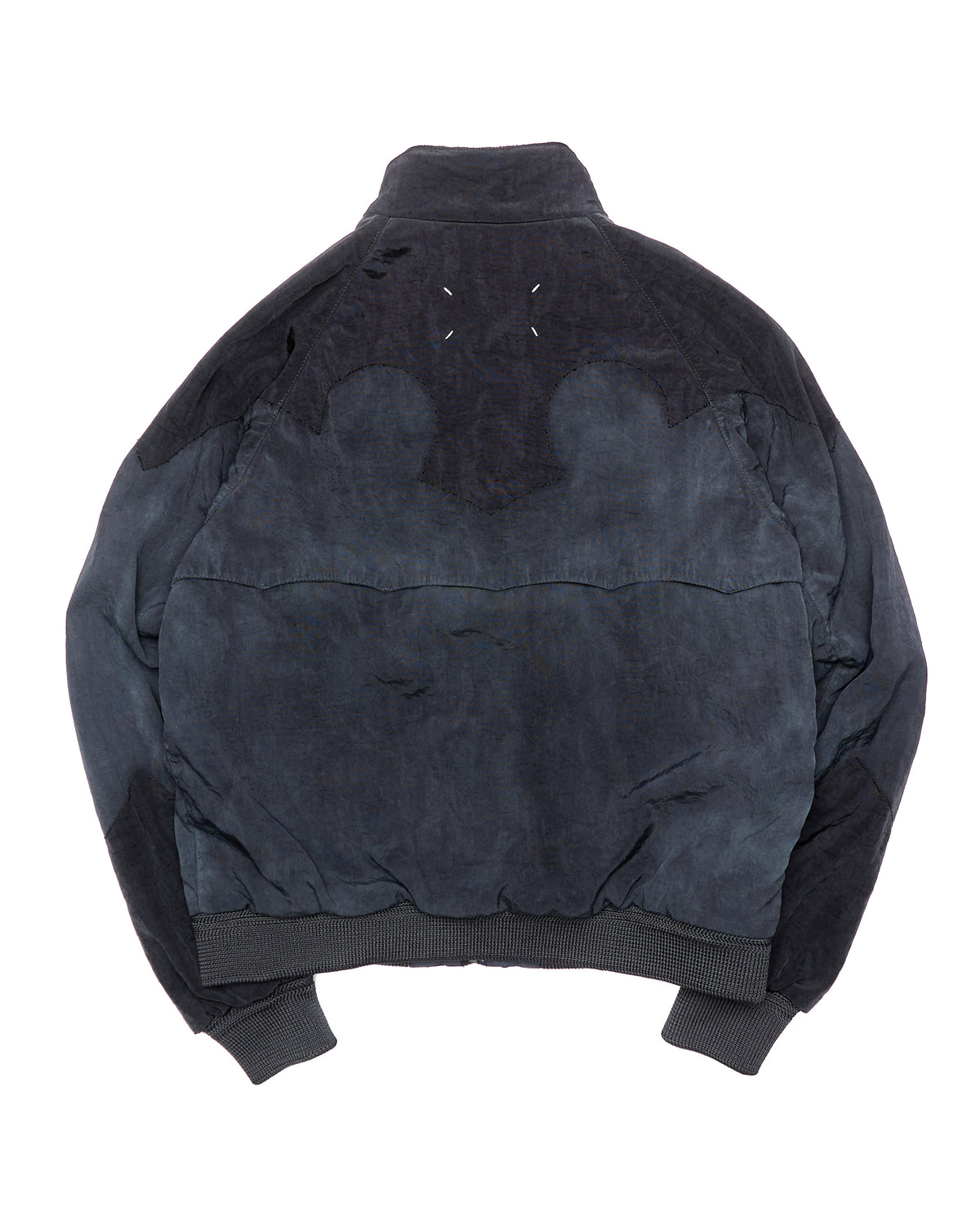 Maison Margiela Faded Nylon/Canvas Black Western Sports Jacket