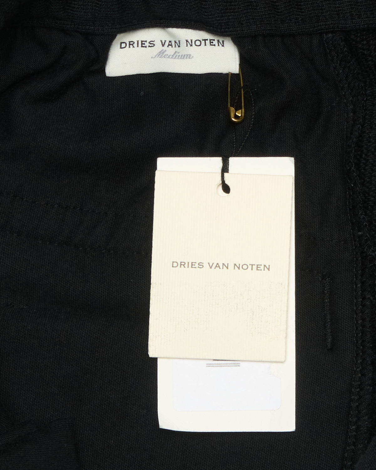 Dries Van Noten Drawstring Pleat Front Wide-Leg Sweatpants