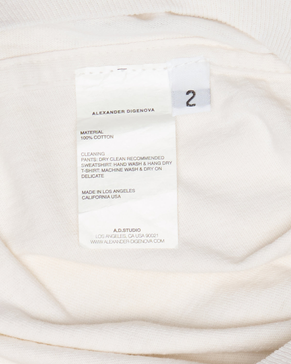 Alexander Digenova Saw Graphic Long Sleeve Crew Neck Tee