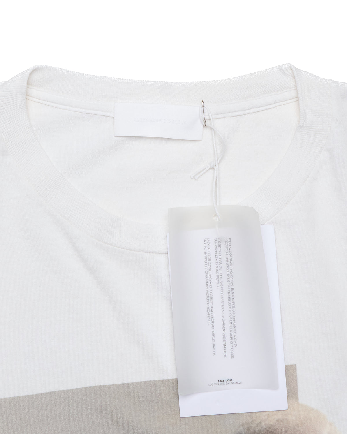 Alexander Digenova Lee McQueen Graphic Long Sleeve Tee