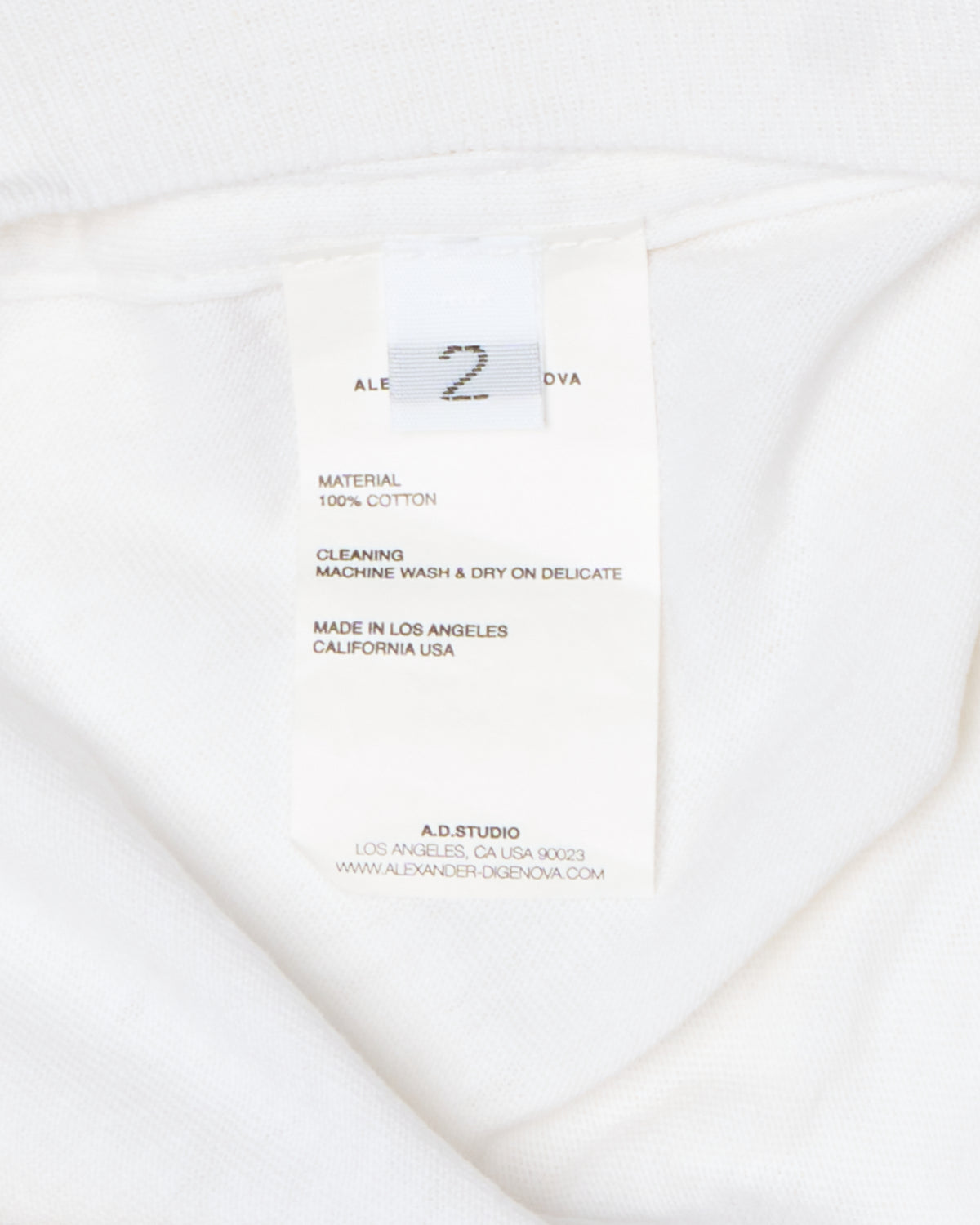 Alexander Digenova Lee McQueen Graphic Long Sleeve Tee