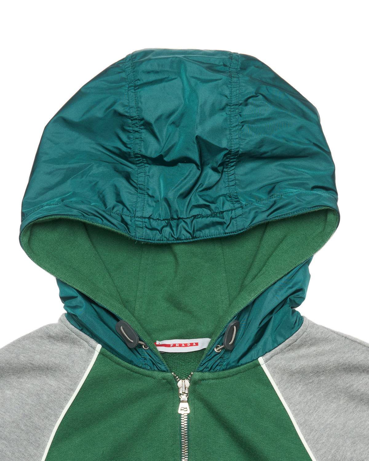 Early 00s Prada Sport Technical Hooded Raglan Zip-Up