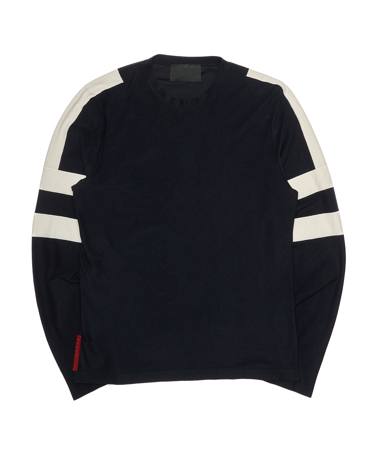 Early 00s Prada Sport Linea Rossa Colourblock Long Sleeve Tee
