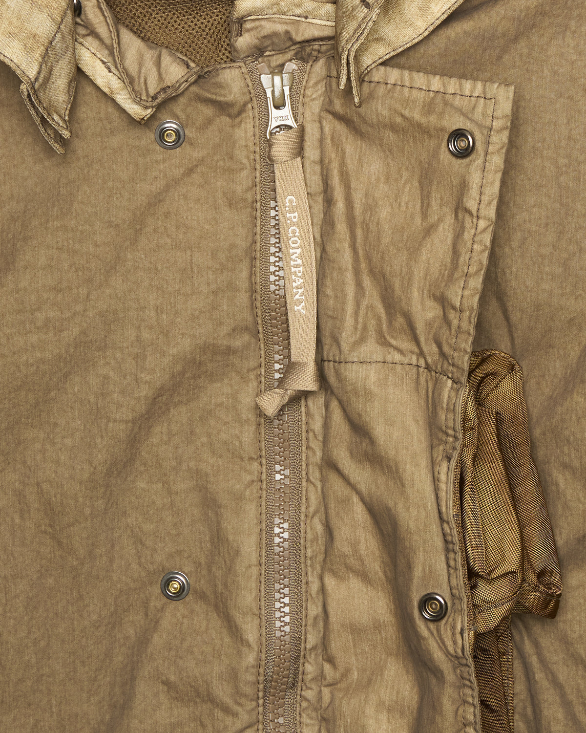 C.P. Company Khaki 50 Fili Gum Goggle Jacket