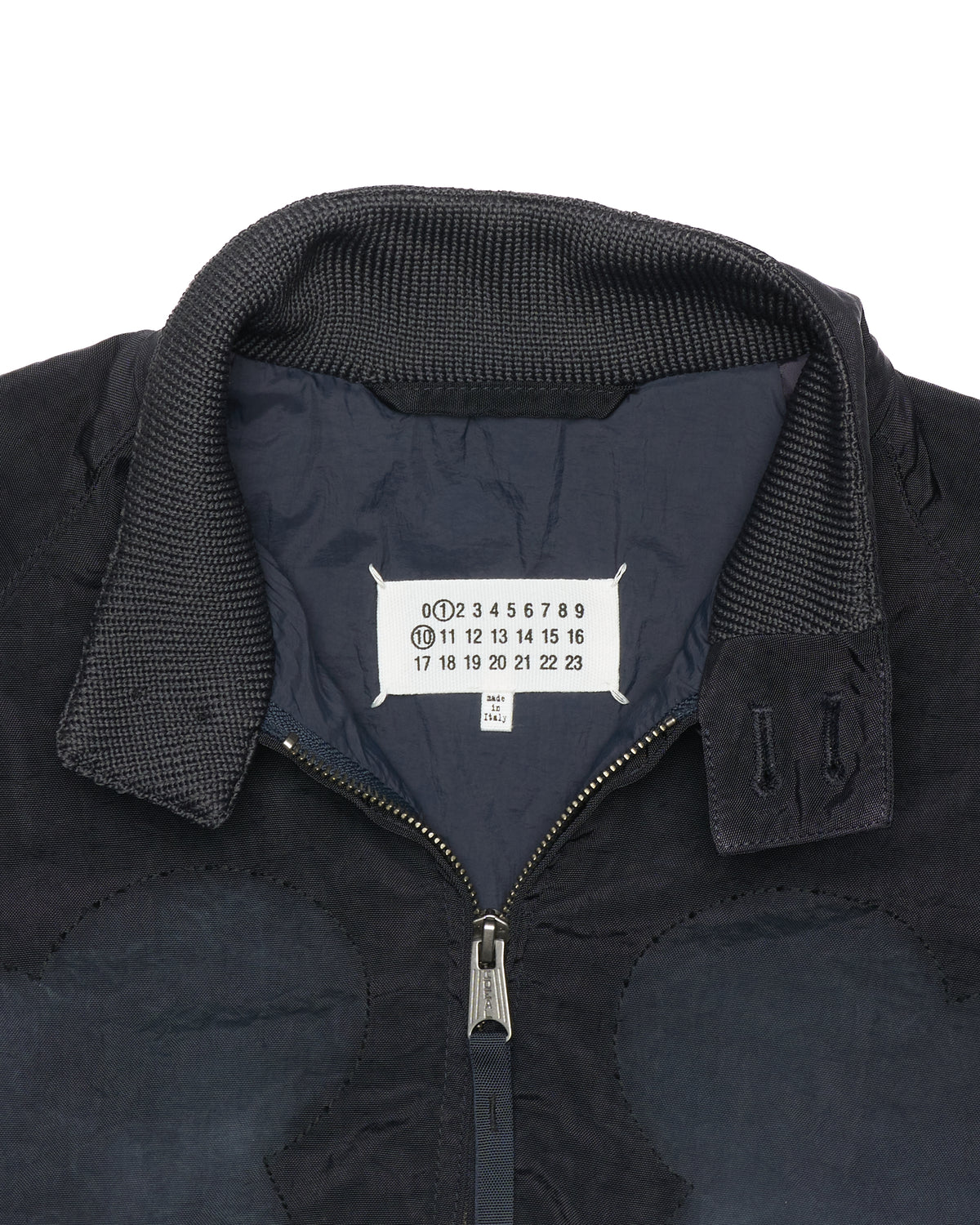Maison Margiela Faded Nylon/Canvas Black Western Sports Jacket