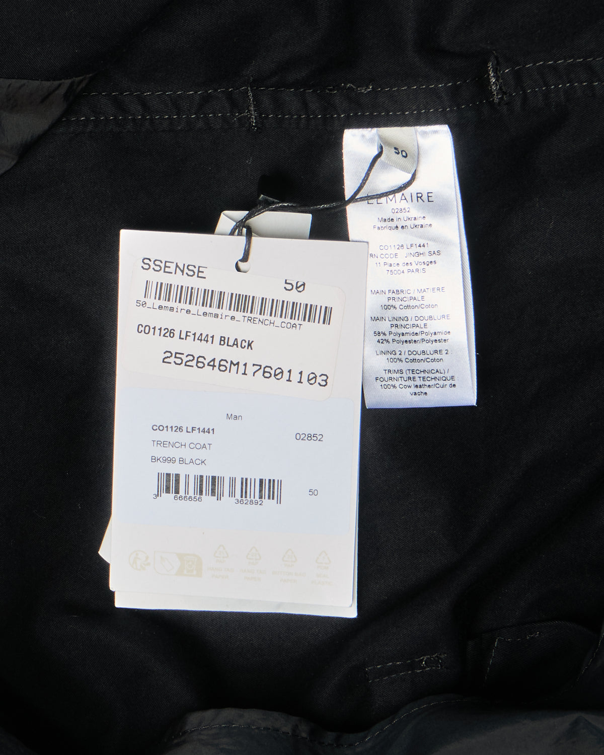 Lemaire Double-Breasted Belted Trenchcoat