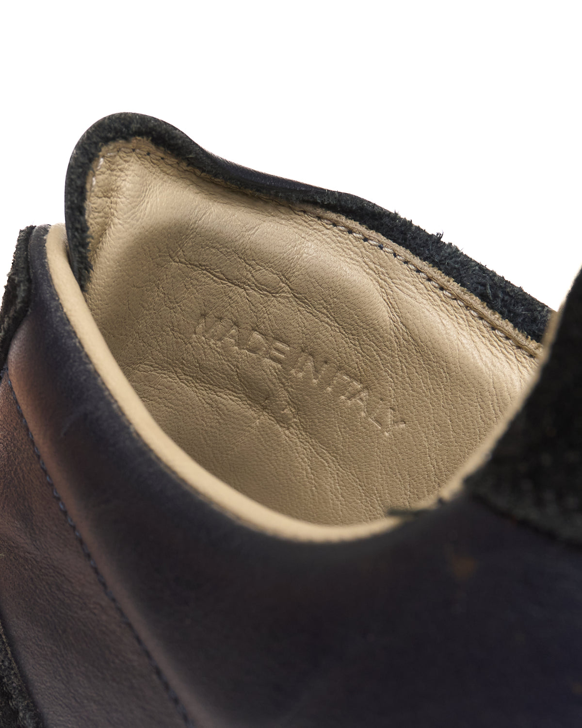 Maison Margiela Black Nappa Leather Replica Sneakers