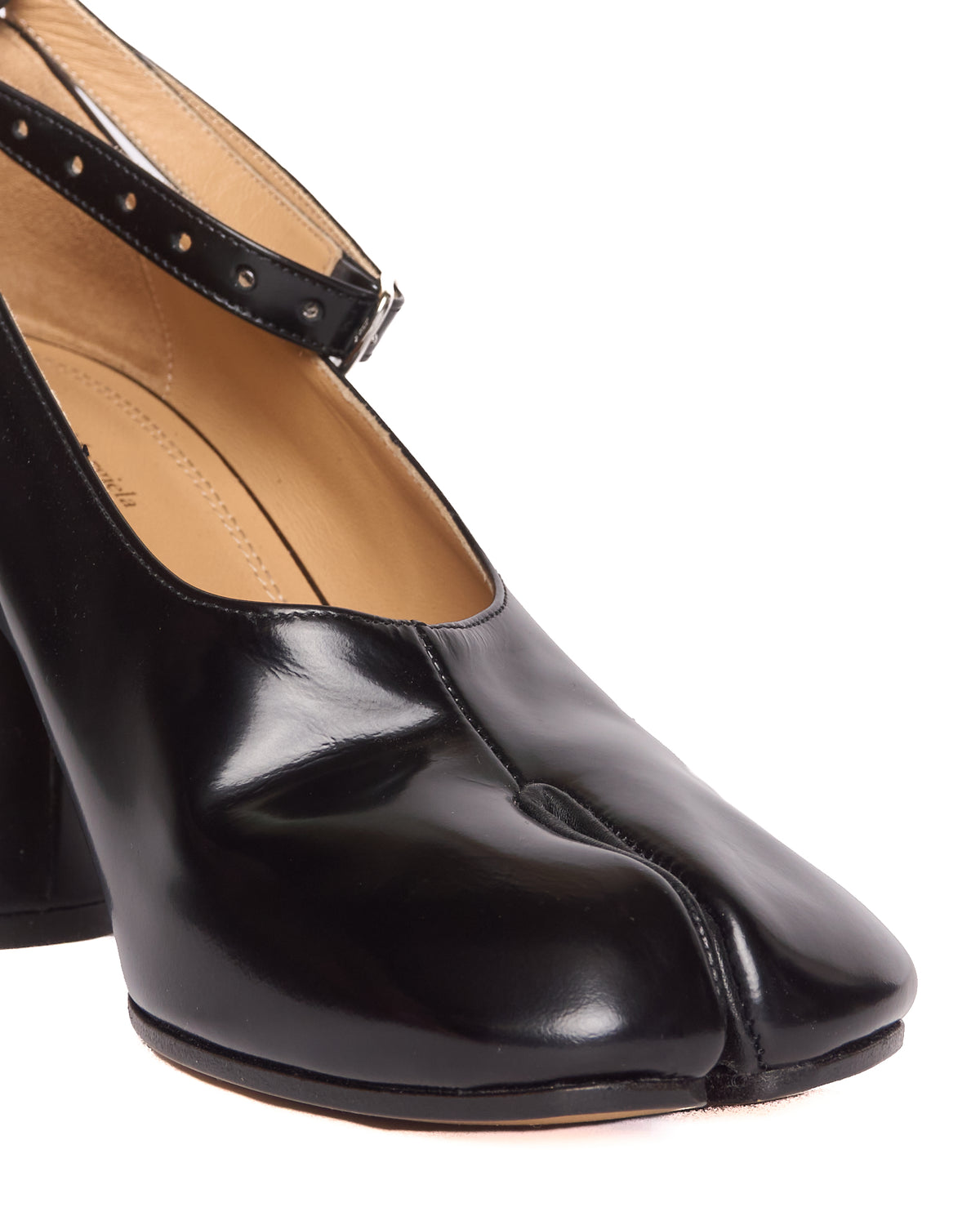 Maison Margiela Black Tabi Slingback Heels
