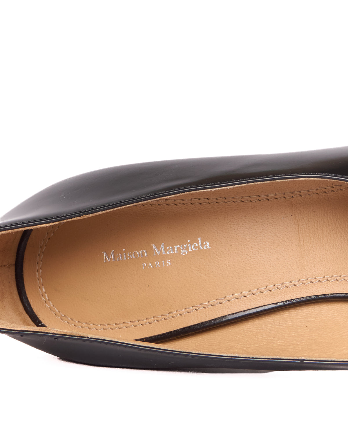 Maison Margiela Black Tabi Slingback Heels