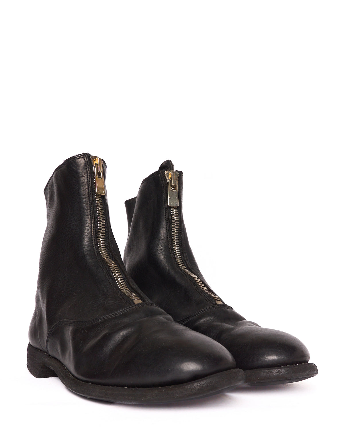Guidi Black 210 Front Zip Boots