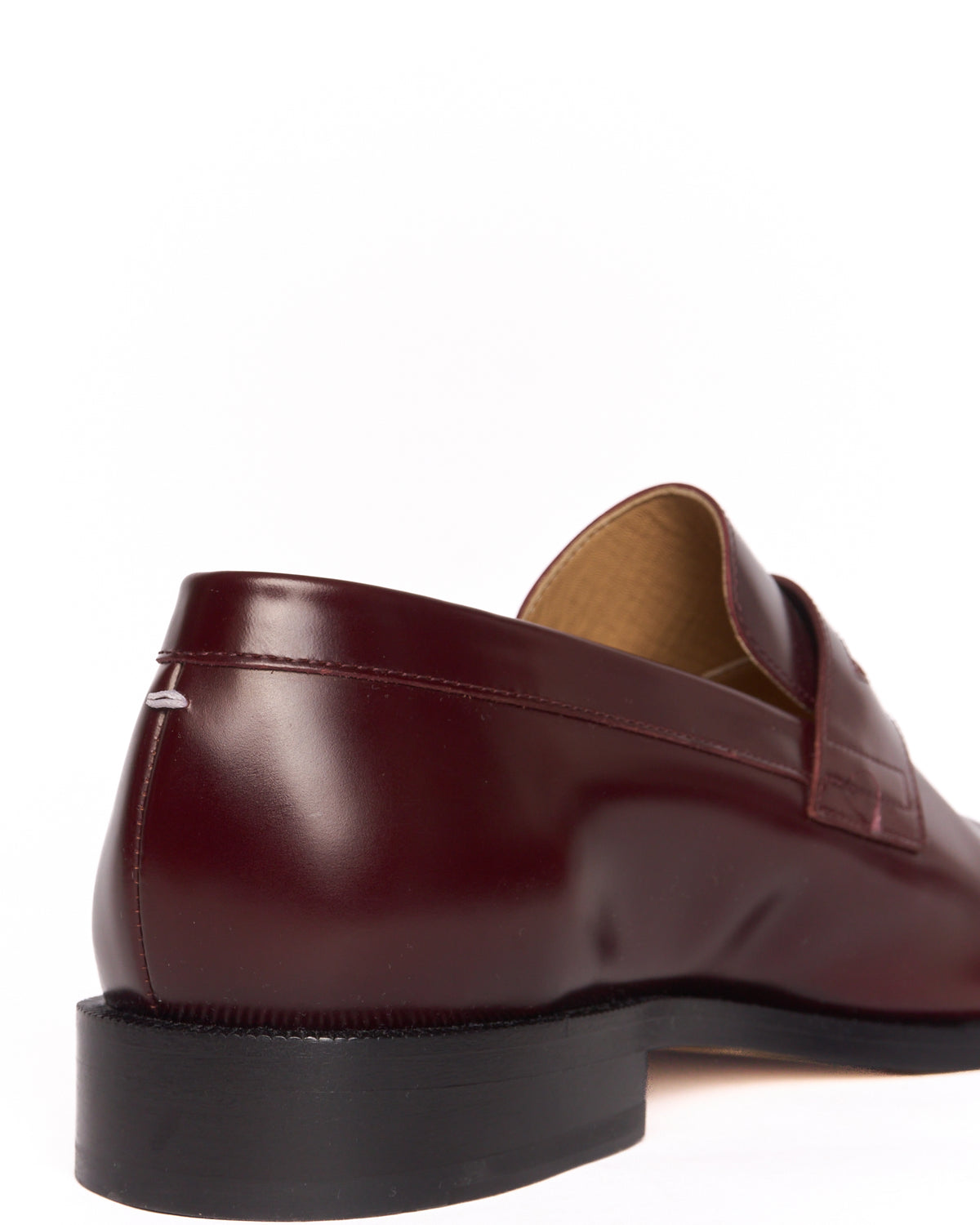 Maison Margiela Burgundy Tabi Loafers
