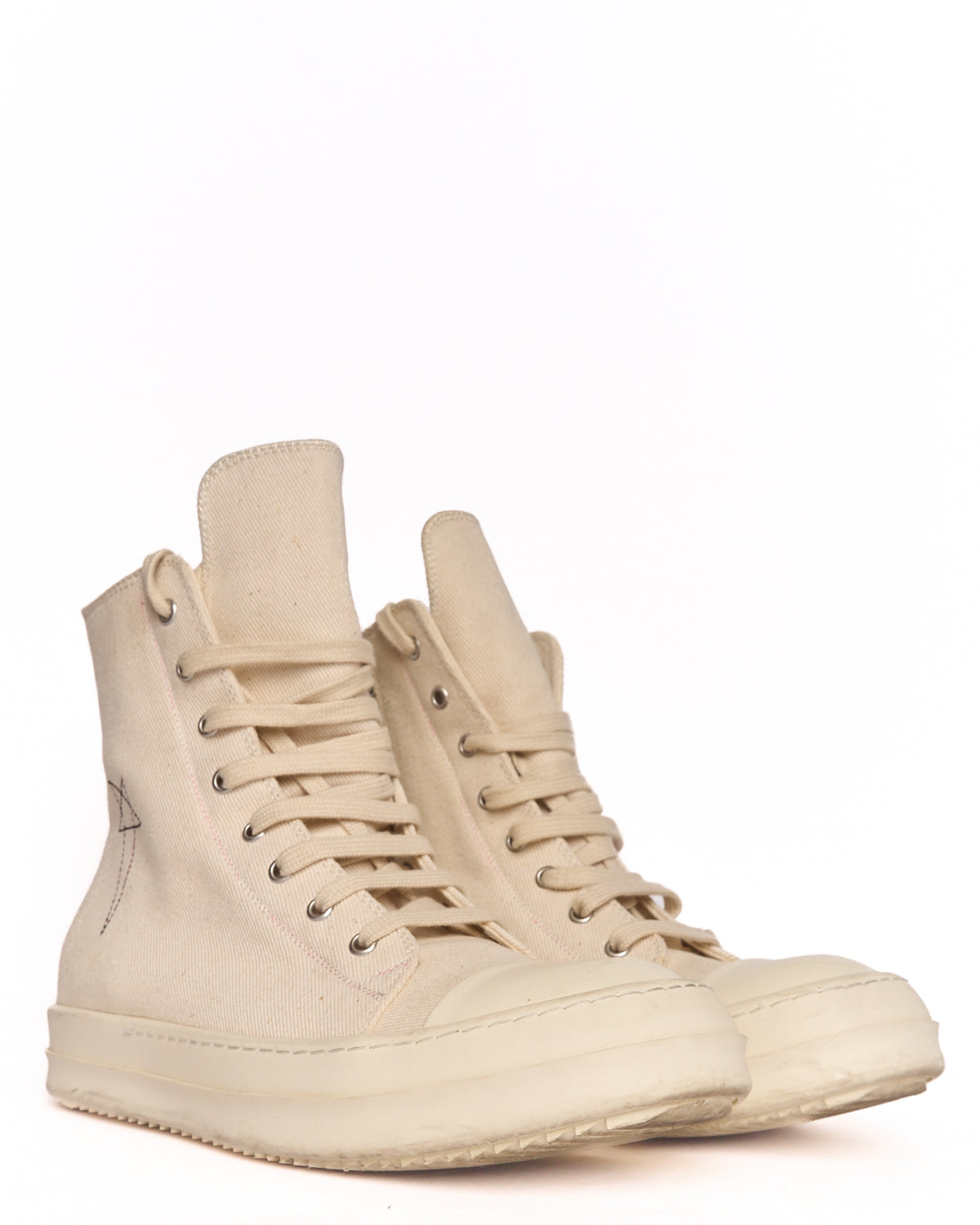 Rick Owens DRKSHDW Off-White Pentagram High Top Ramones